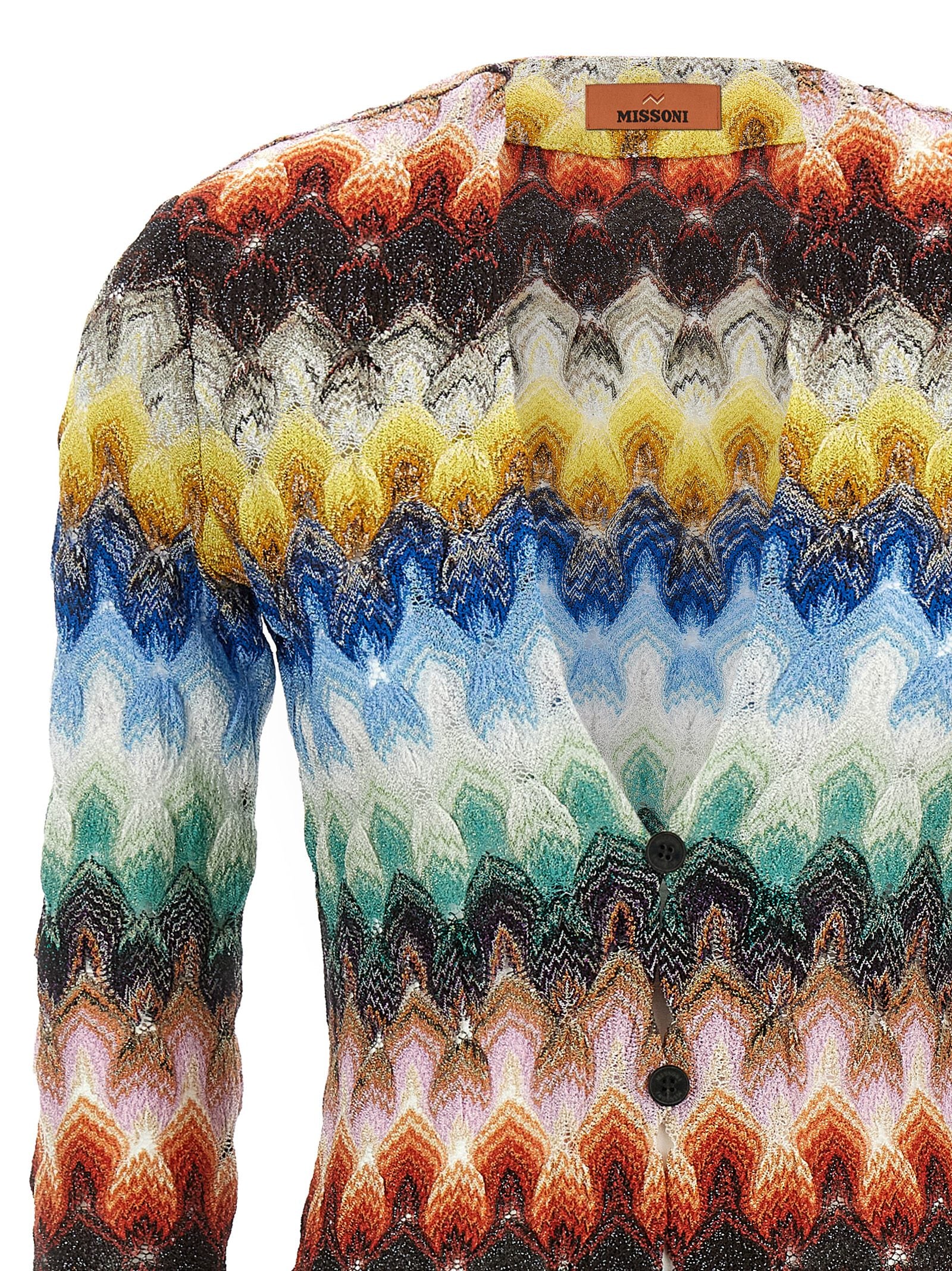 Missoni Multicolor Viscose Cardigan Missoni