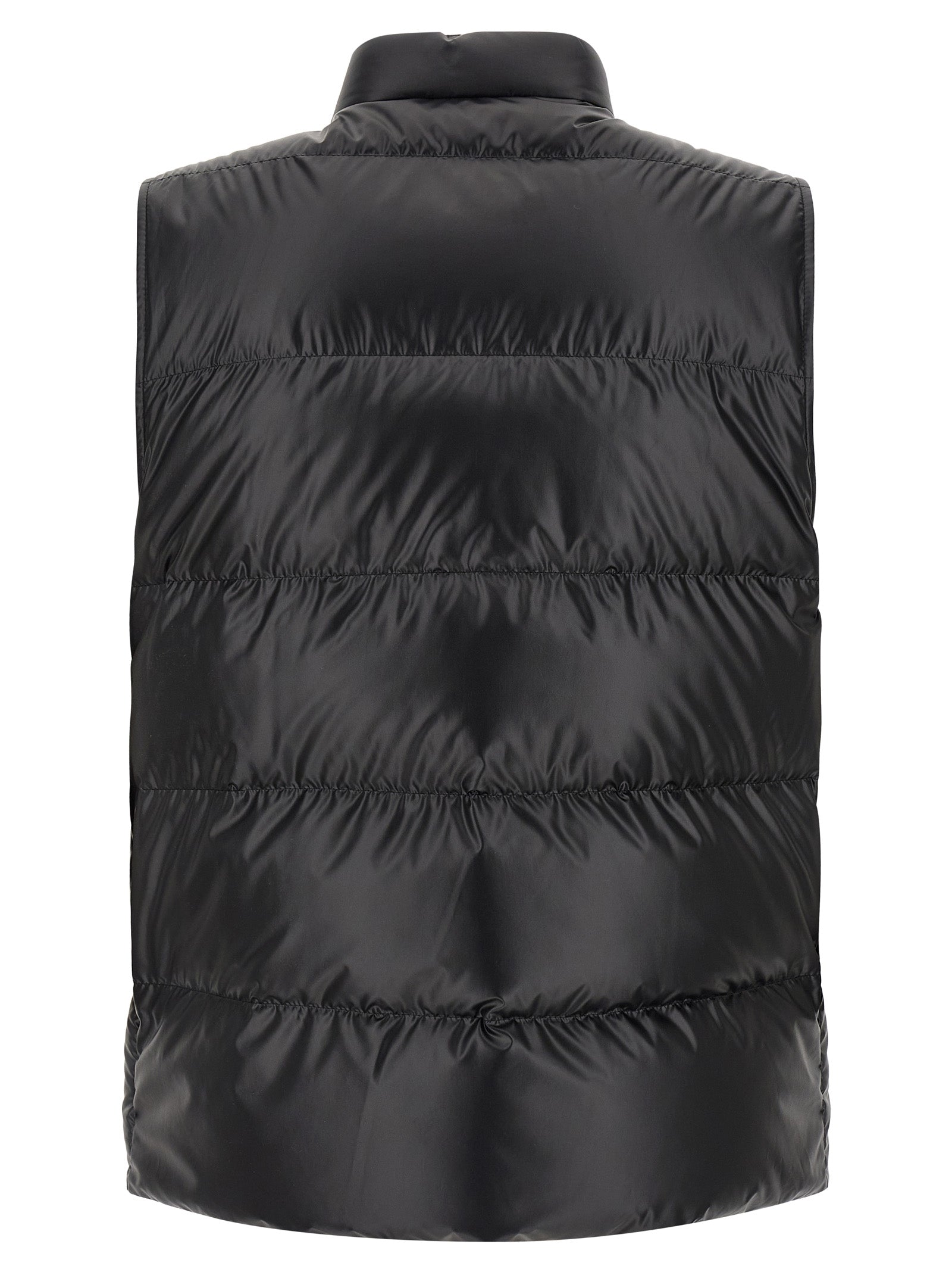 Moncler Black Polyester Sleeveless Jacket Moncler