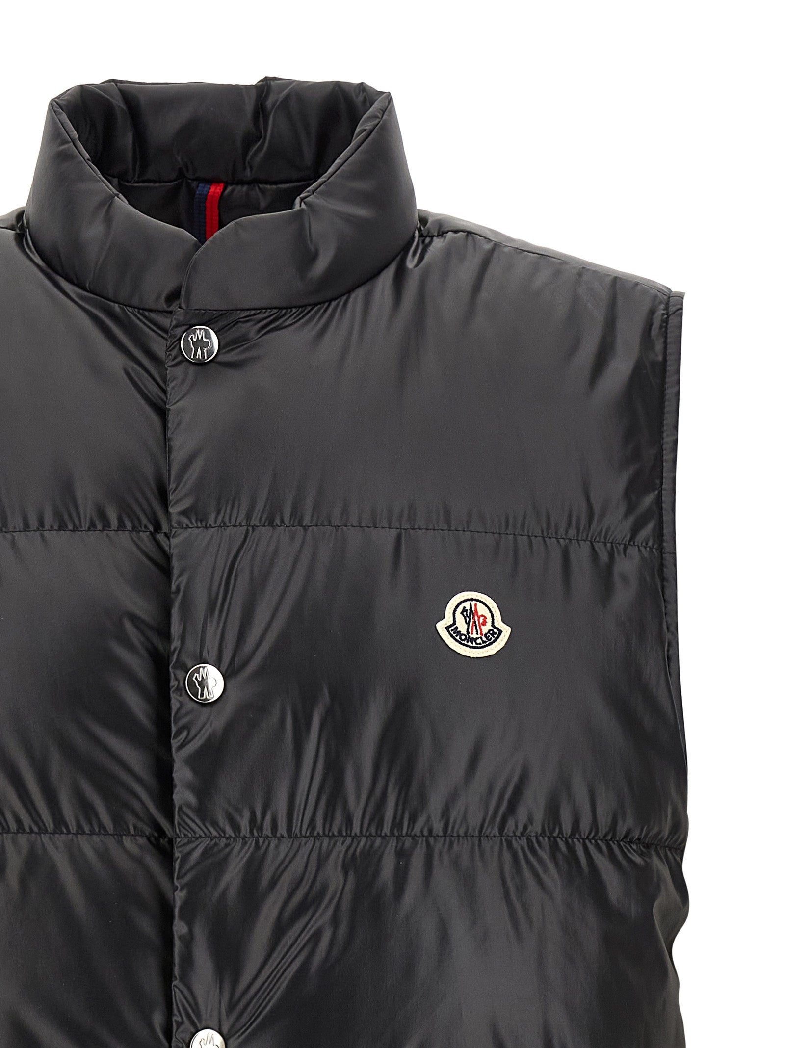 Moncler Black Polyester Sleeveless Jacket Moncler
