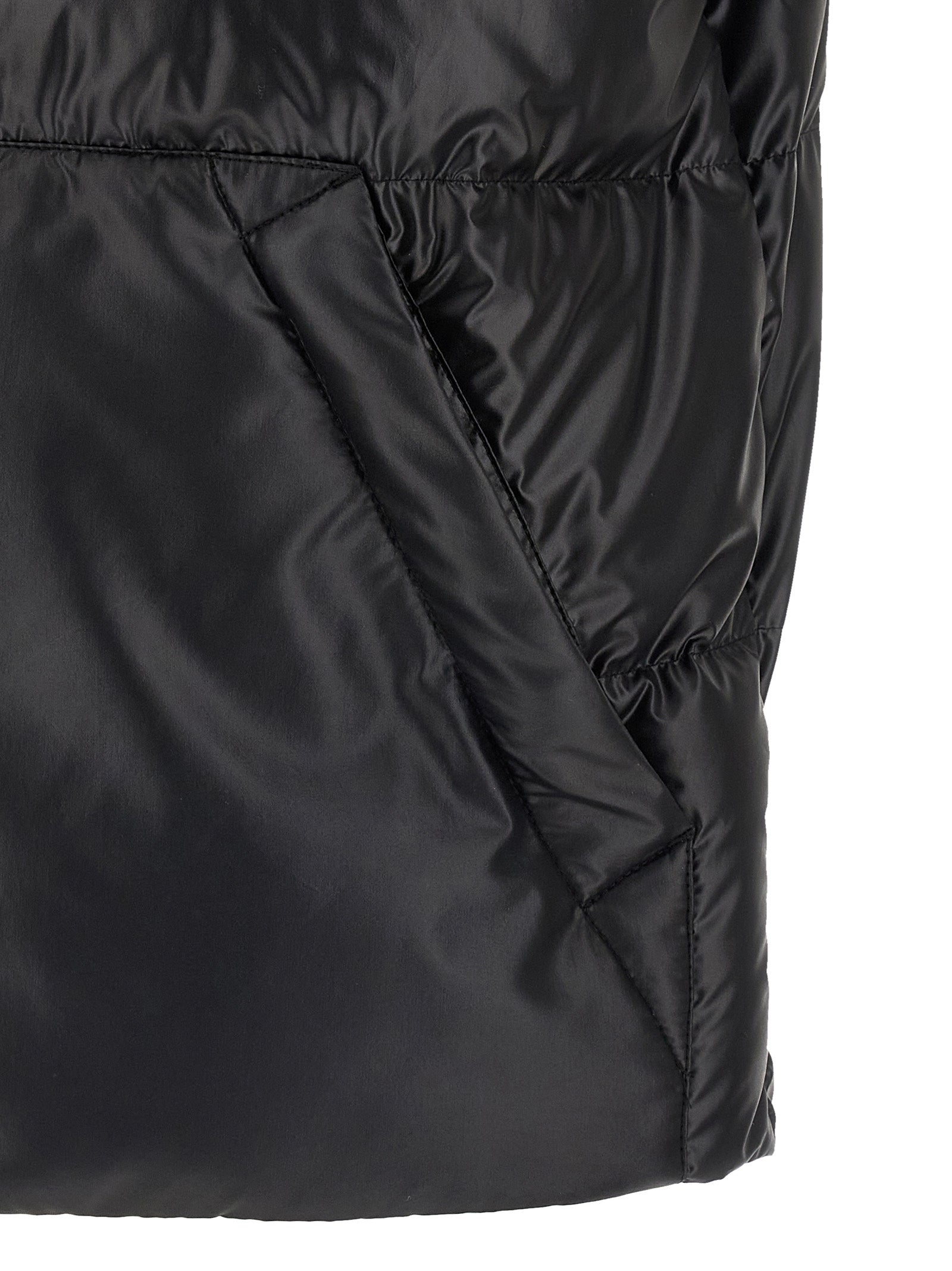 Moncler Black Polyester Sleeveless Jacket Moncler