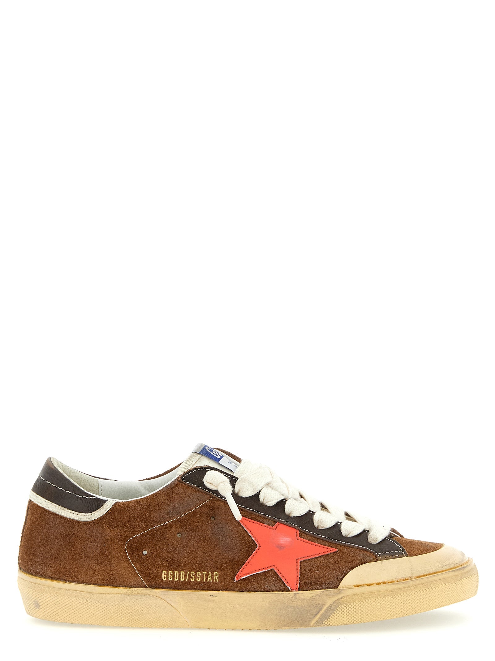 Golden Goose Brown Cowhide Low Top Sneakers Golden Goose