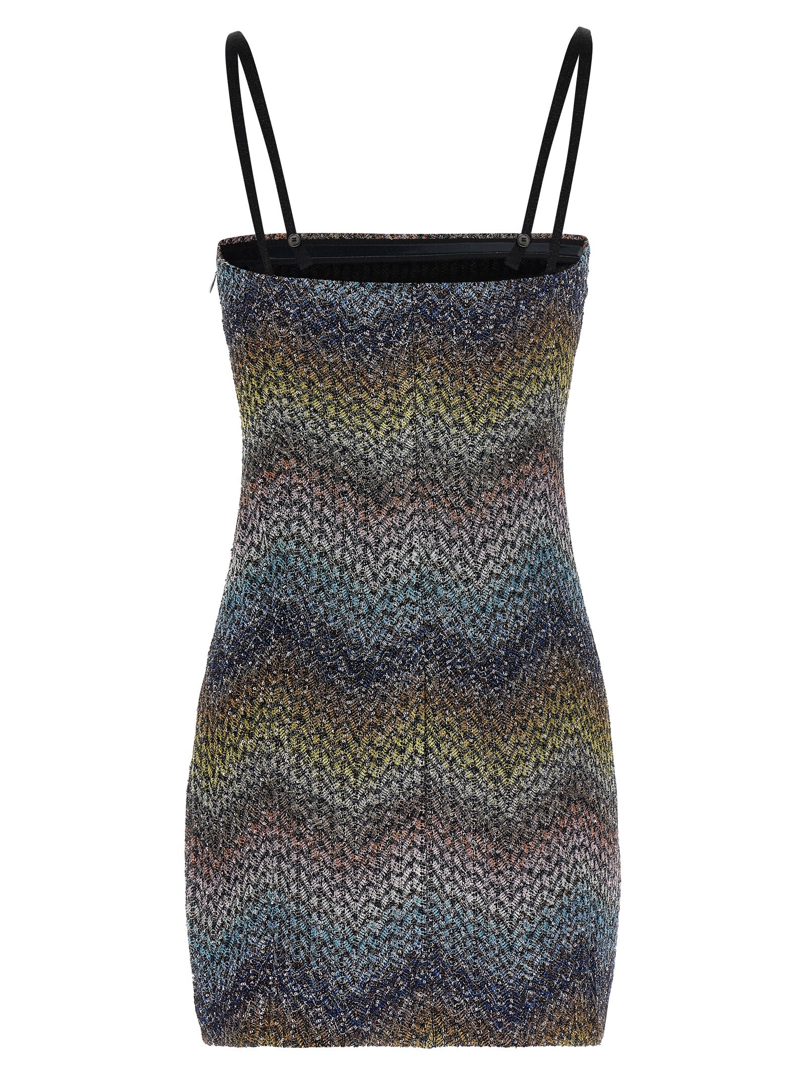 Missoni Multicolor Viscose Short Dress Missoni