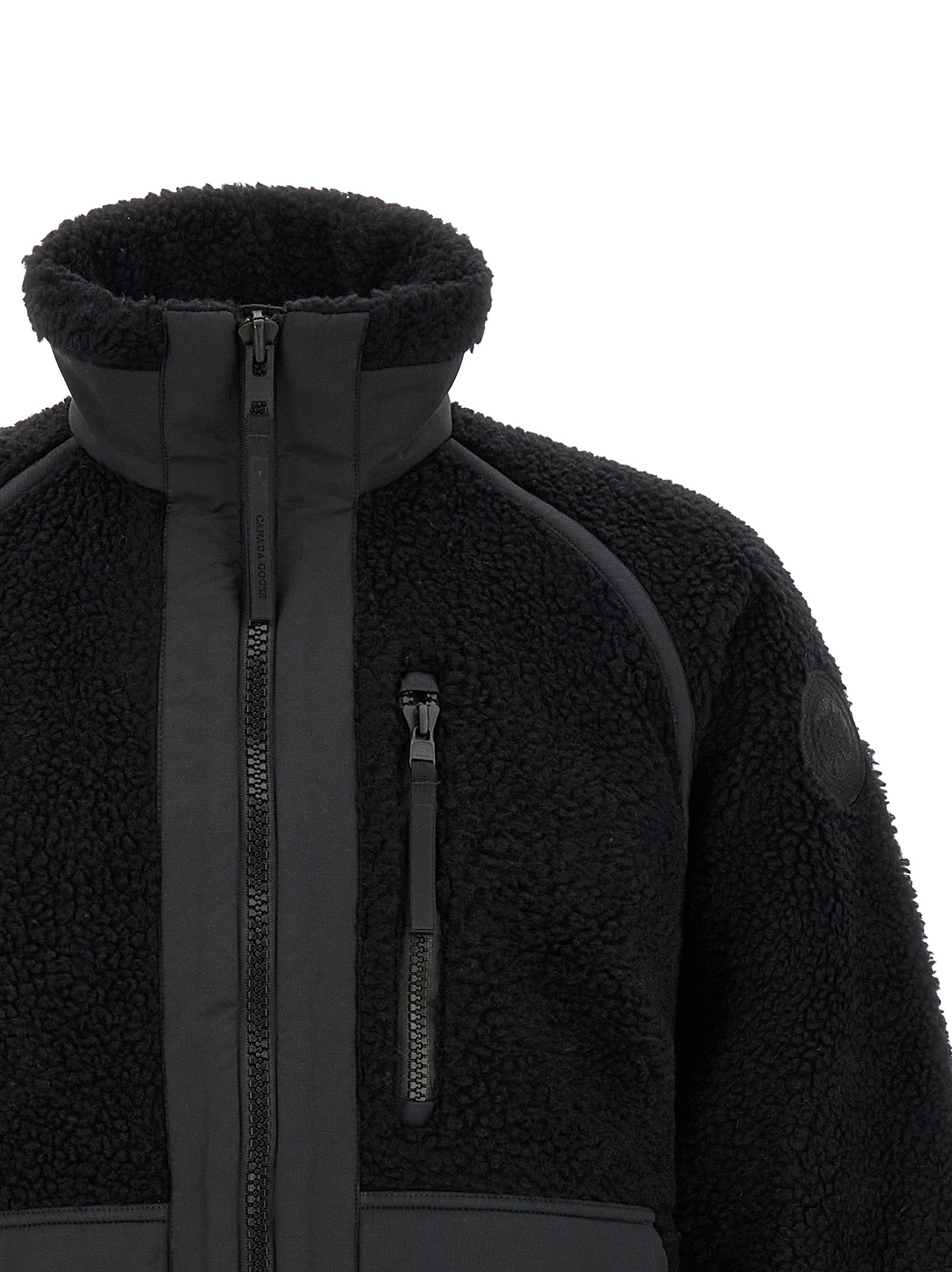 Canada Goose Black Wool Full-Length Jacket Canada Goose