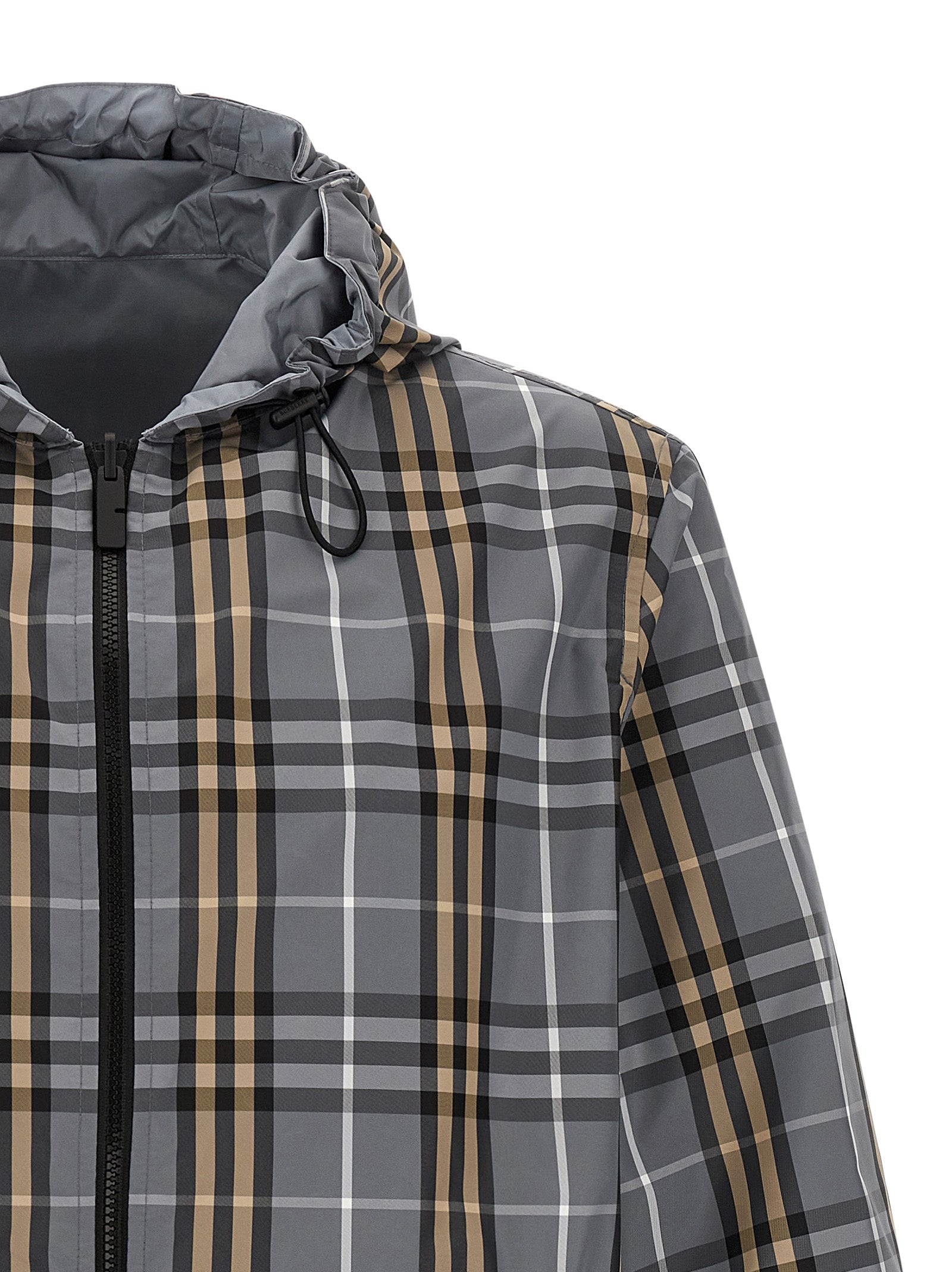 Burberry Multicolor Polyester Shell Jacket Burberry