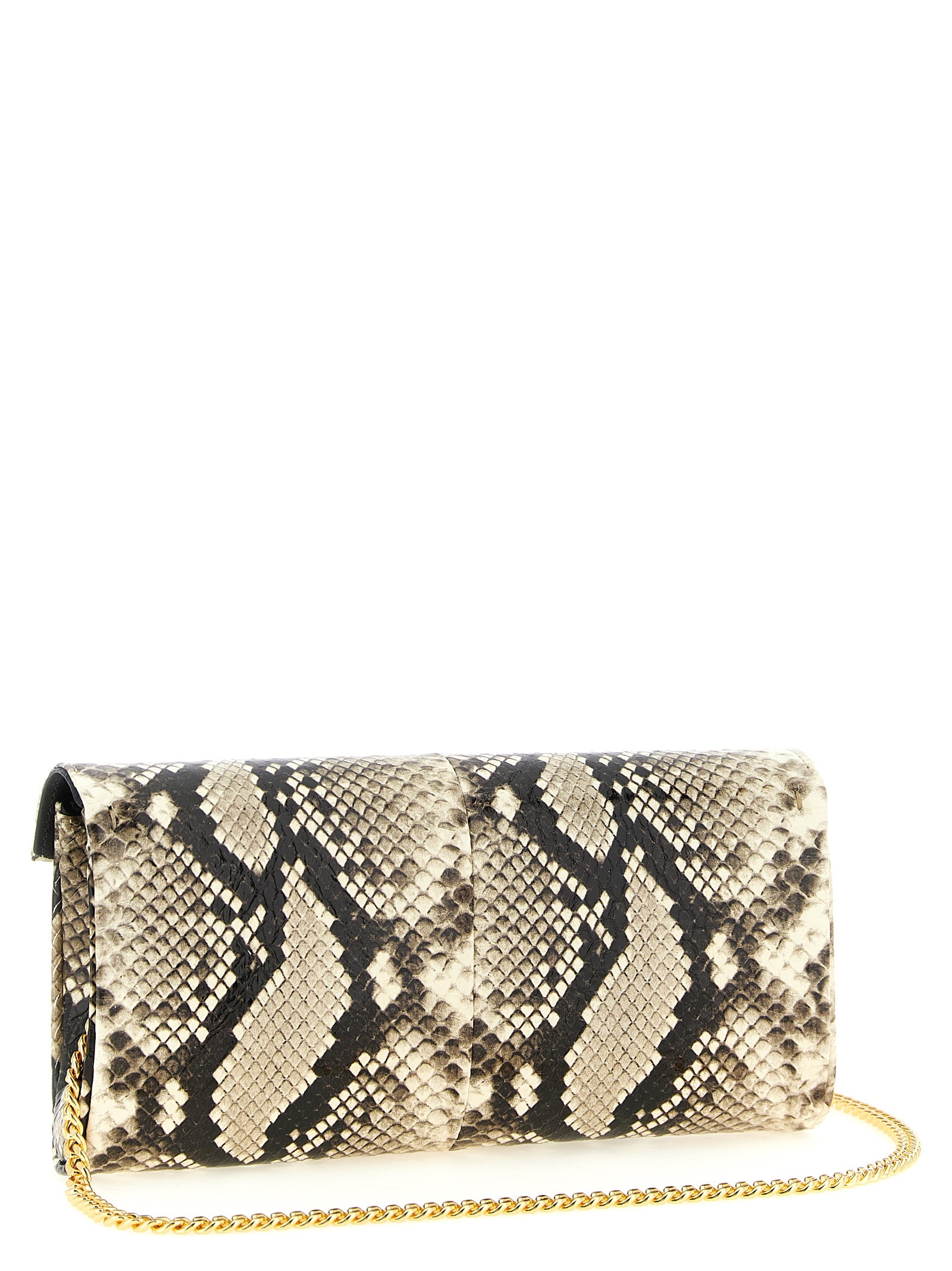 Giuseppe Zanotti Multicolor Snake Skin  Clutch Bag