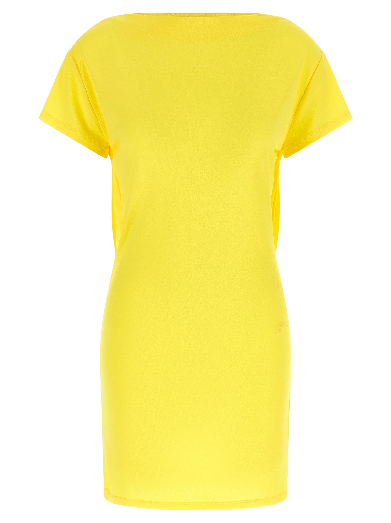 Jacquemus Bicolor Viscose Short Dress Jacquemus