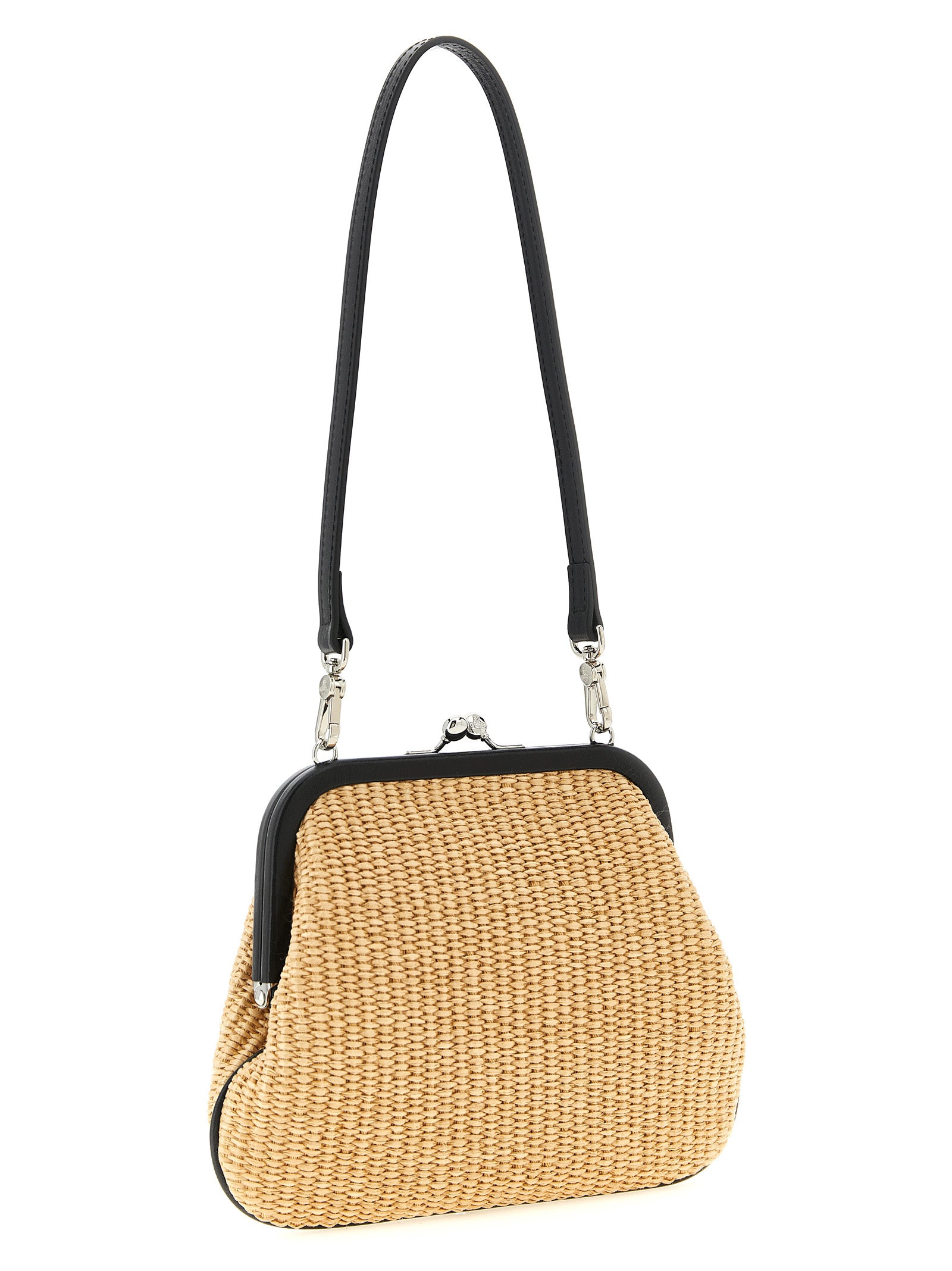 Vivienne Westwood Beige Cotton Clutch Bag Vivienne Westwood