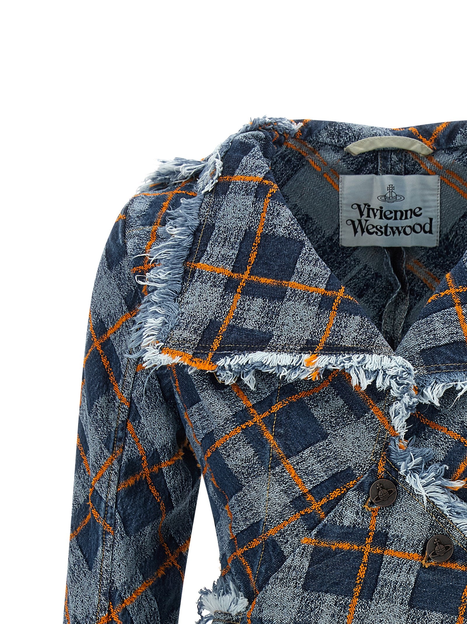Vivienne Westwood Blue Cotton Blazer Vivienne Westwood