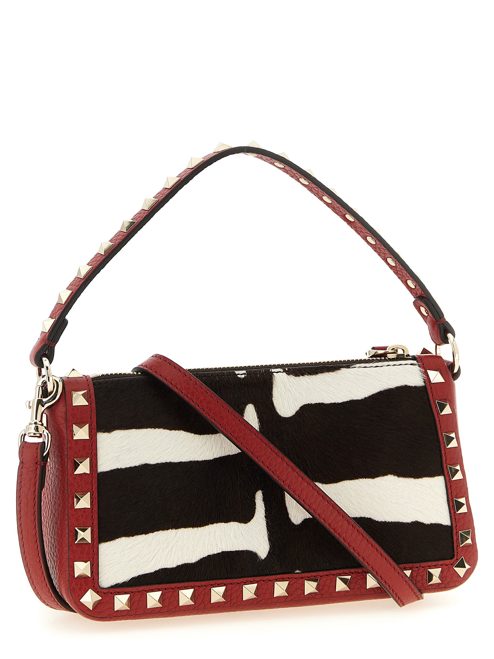 Valentino Garavani Multicolor Calfskin Shoulder Bag Valentino Garavani