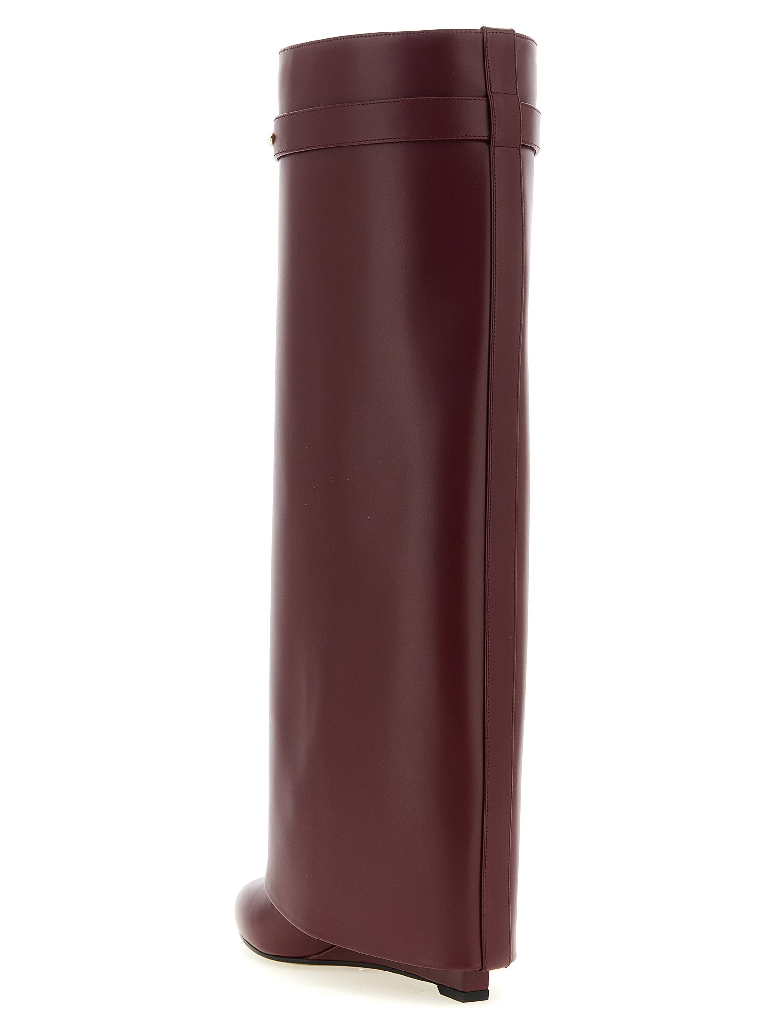 Givenchy Bordeaux Calfskin Over The Knee Givenchy