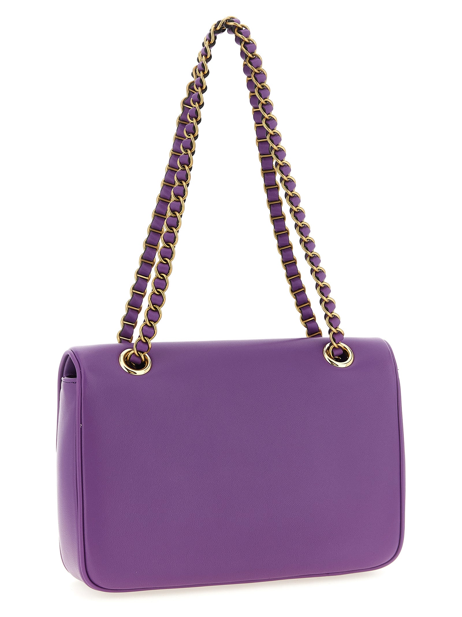 Valentino Garavani Purple Lamb Leather Shoulder Bag Valentino Garavani