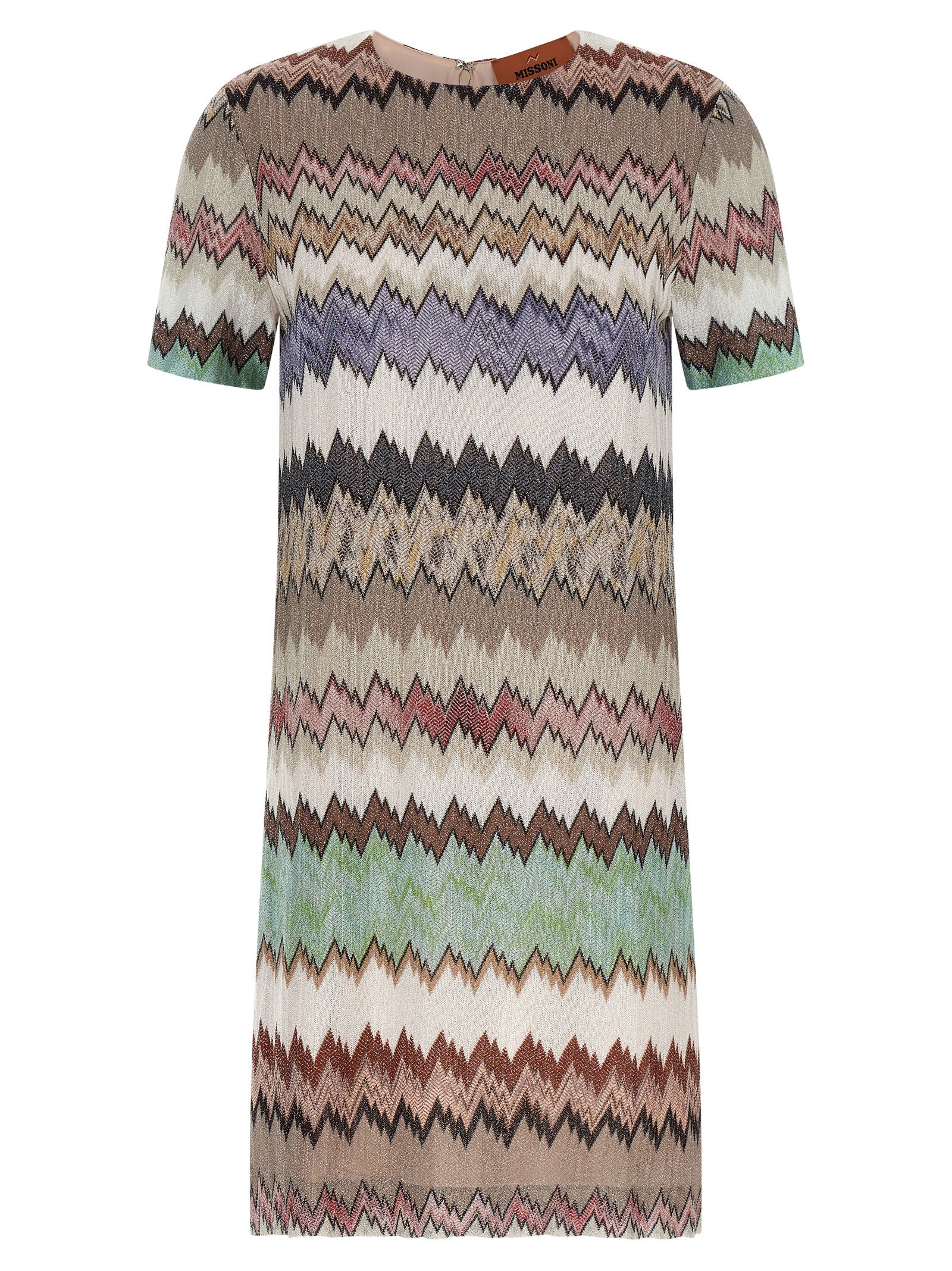 Missoni Multicolor Viscose Short Dress Missoni