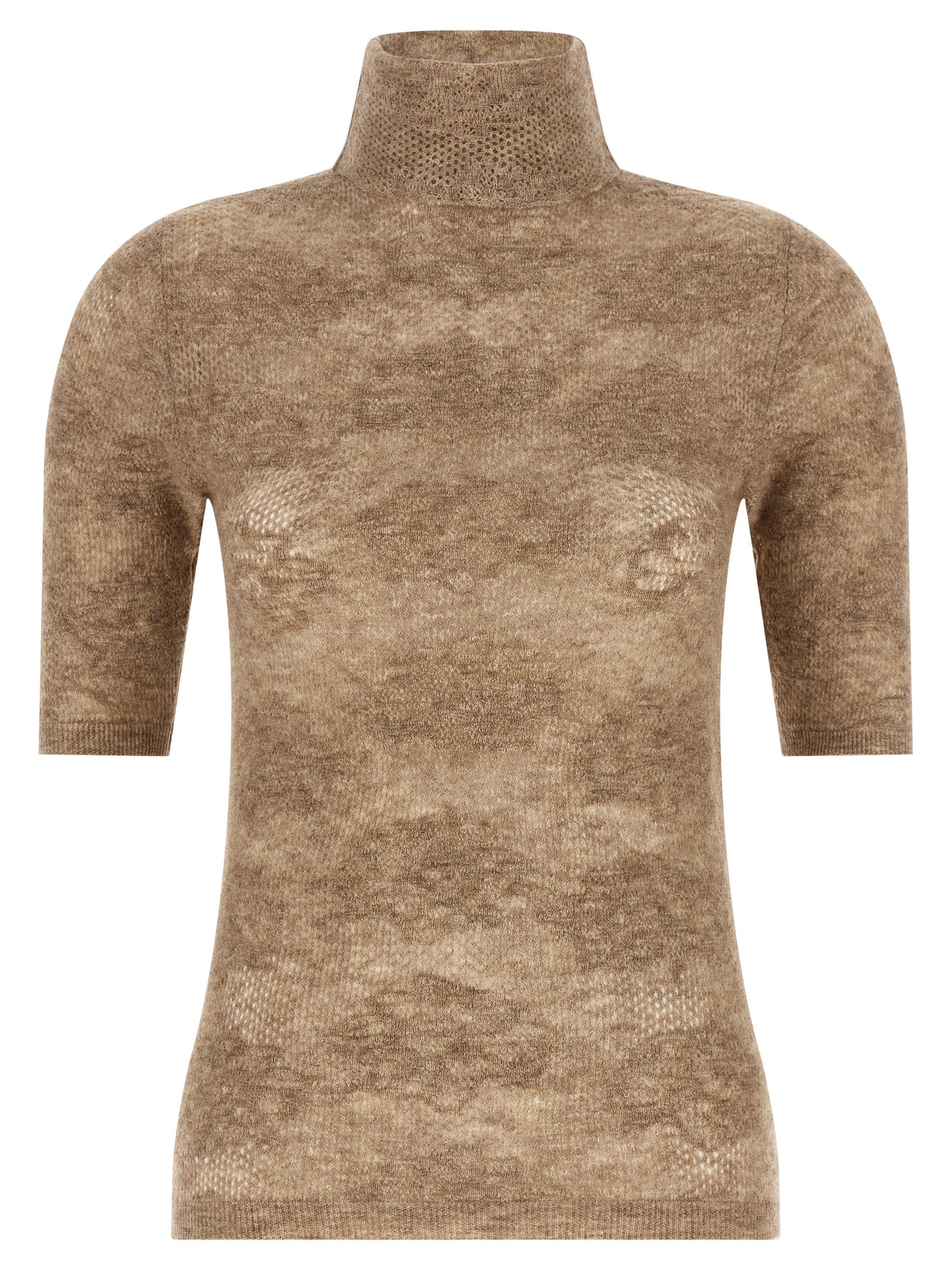 Brunello Cucinelli Beige Silk Cardigan Brunello Cucinelli