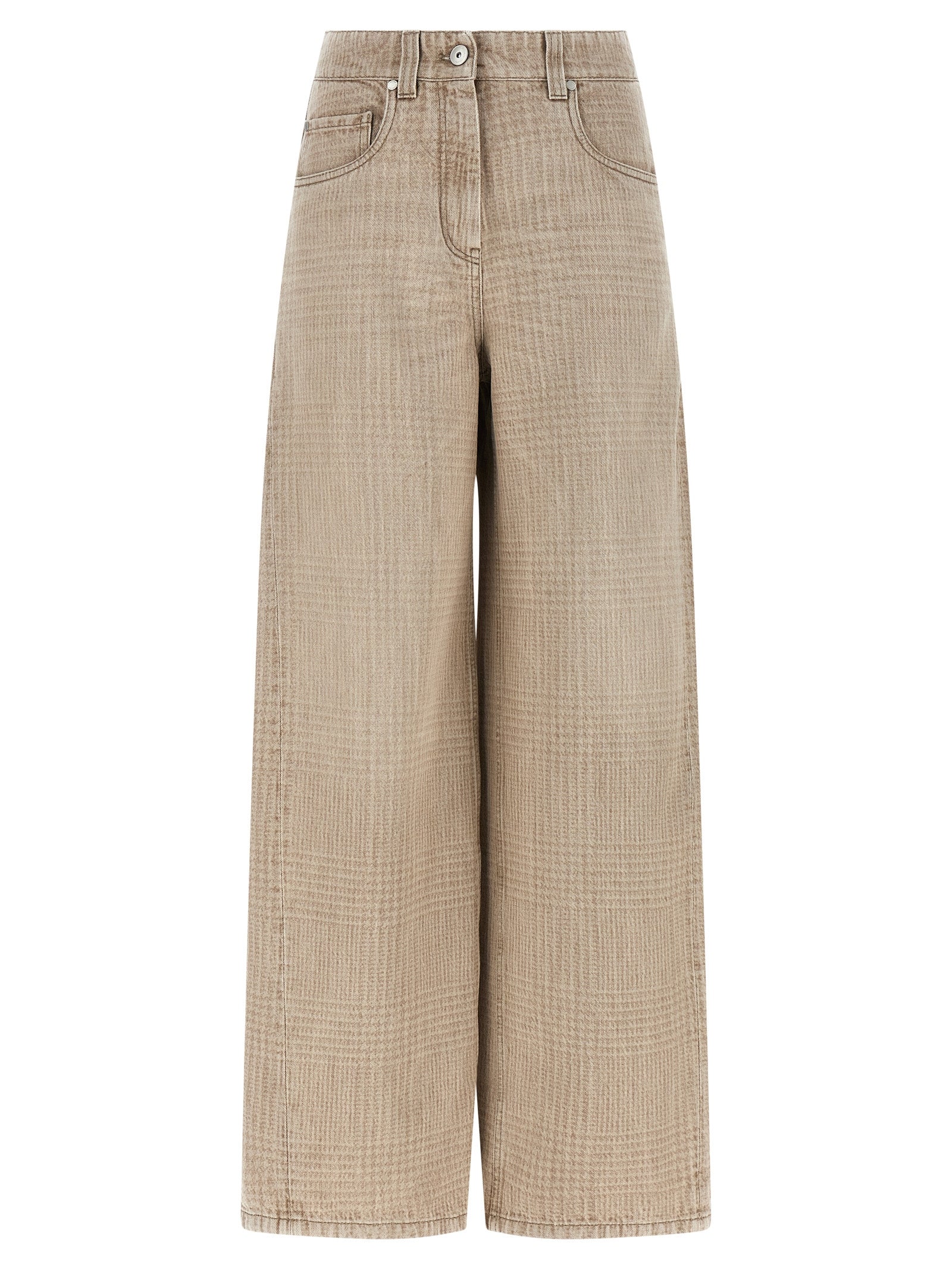 Brunello Cucinelli Beige Cotton Jeans Denim Brunello Cucinelli