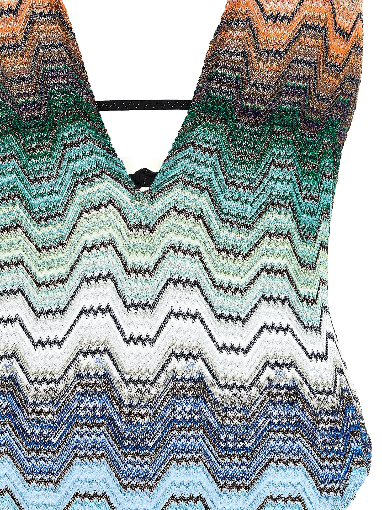 Missoni Multicolor Polyester One-Piece Swimsuit Missoni