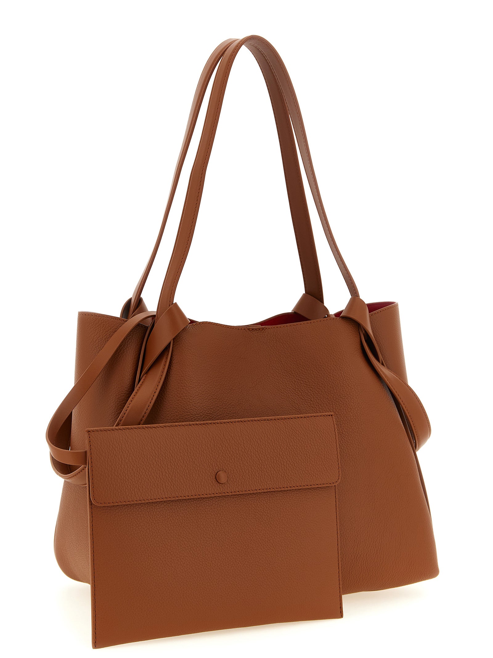 Christian Louboutin Brown Calfskin Tote Bag Christian Louboutin
