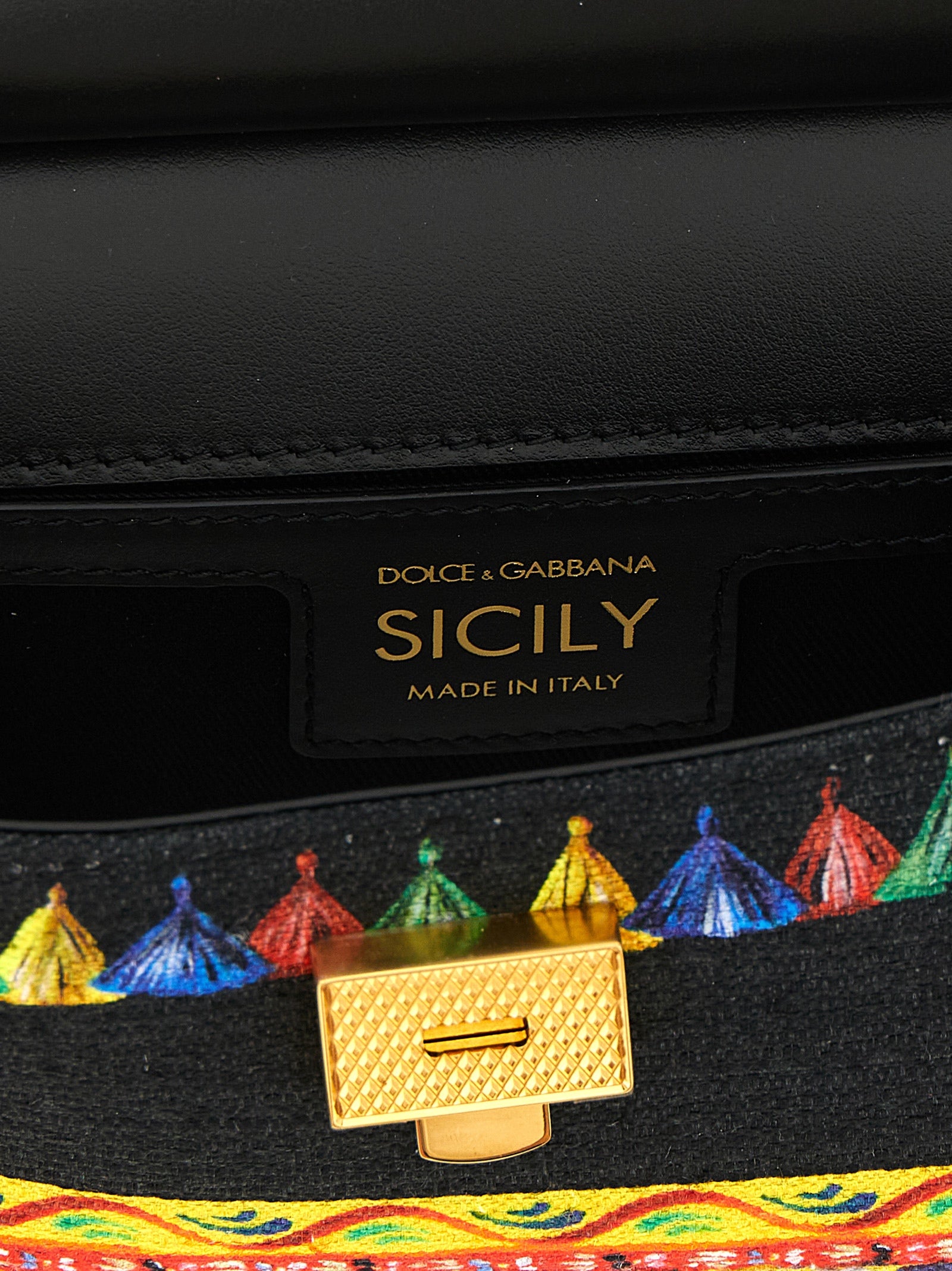 Dolce & Gabbana Multicolor Cotton Handbag Dolce & Gabbana