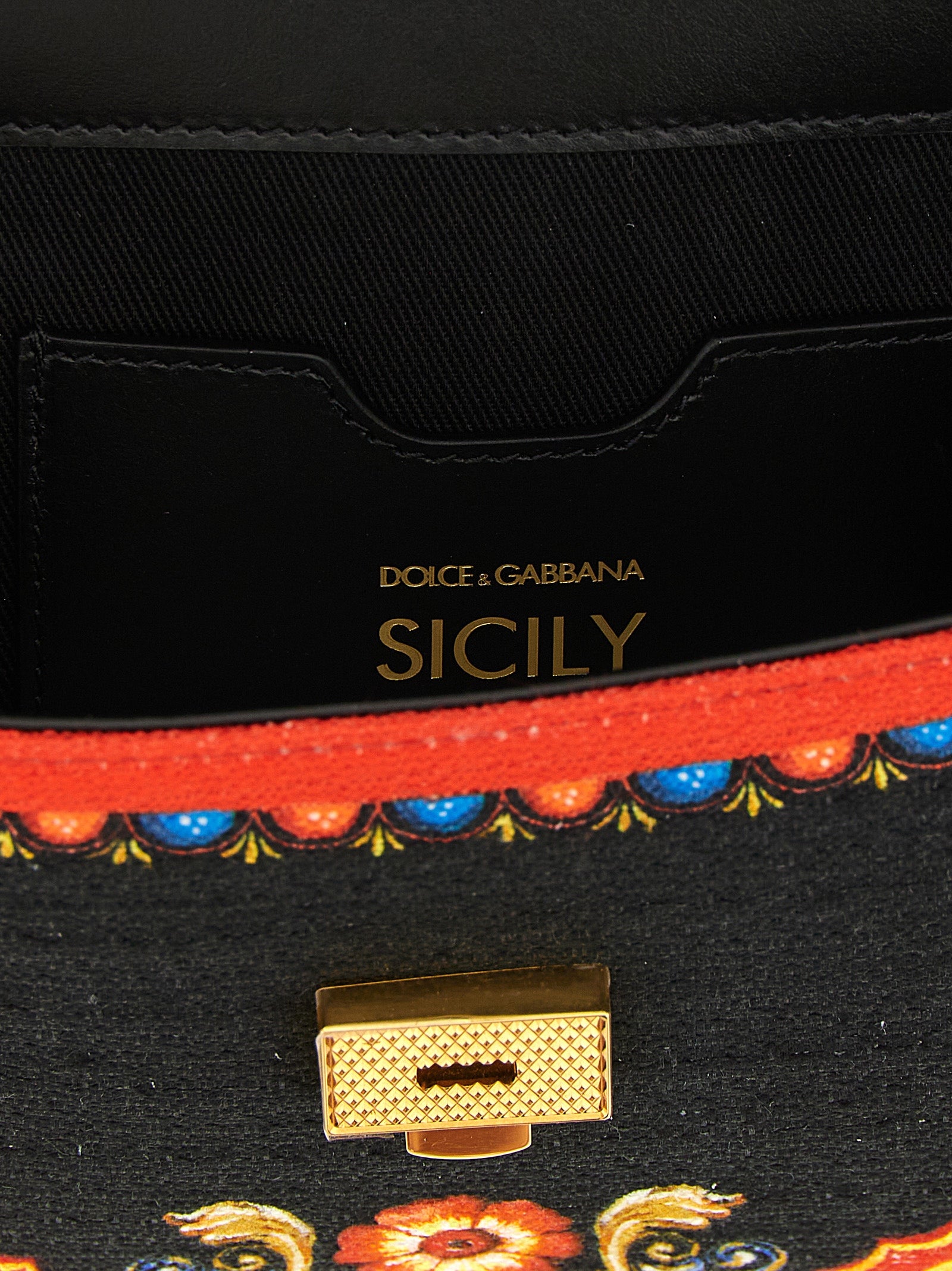 Dolce & Gabbana Multicolor Cotton Handbag Dolce & Gabbana