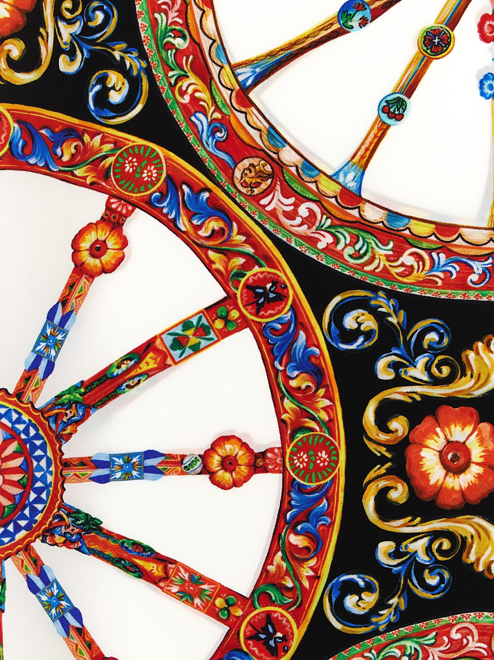 Dolce & Gabbana Multicolor Silk Scarf Dolce & Gabbana