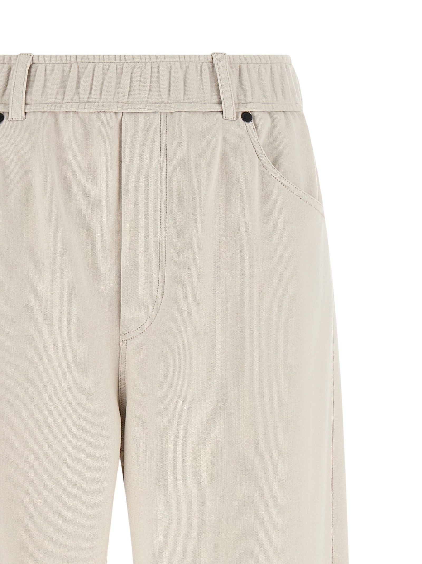 Brunello Cucinelli Beige Cotton Athletic Pants Brunello Cucinelli