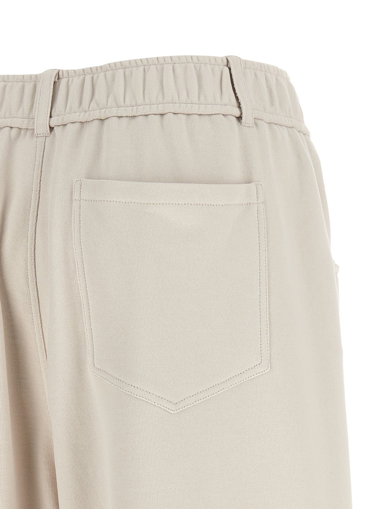 Brunello Cucinelli Beige Cotton Athletic Pants Brunello Cucinelli