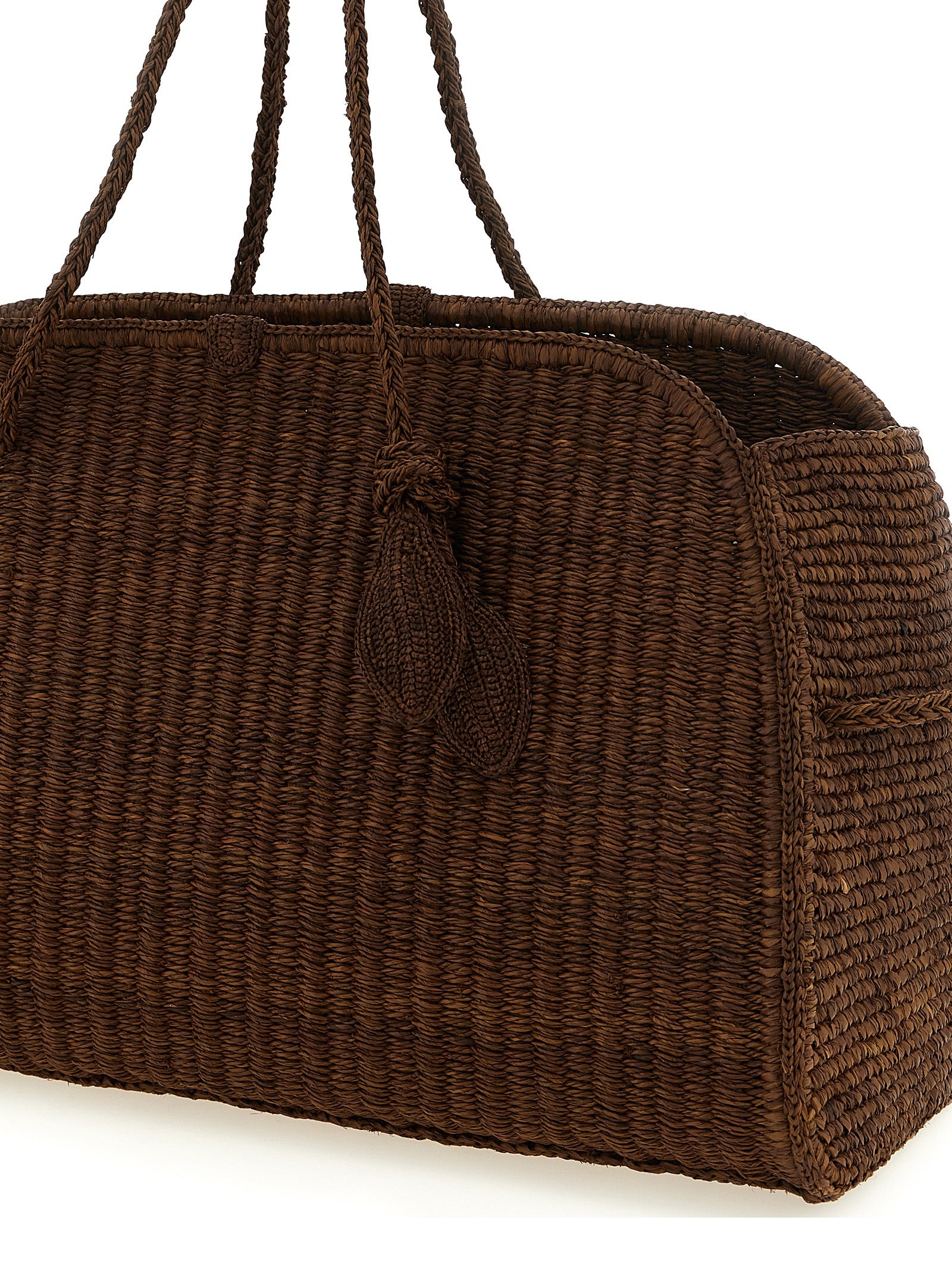 Jacquemus Brown Raffia Tote Bag Jacquemus