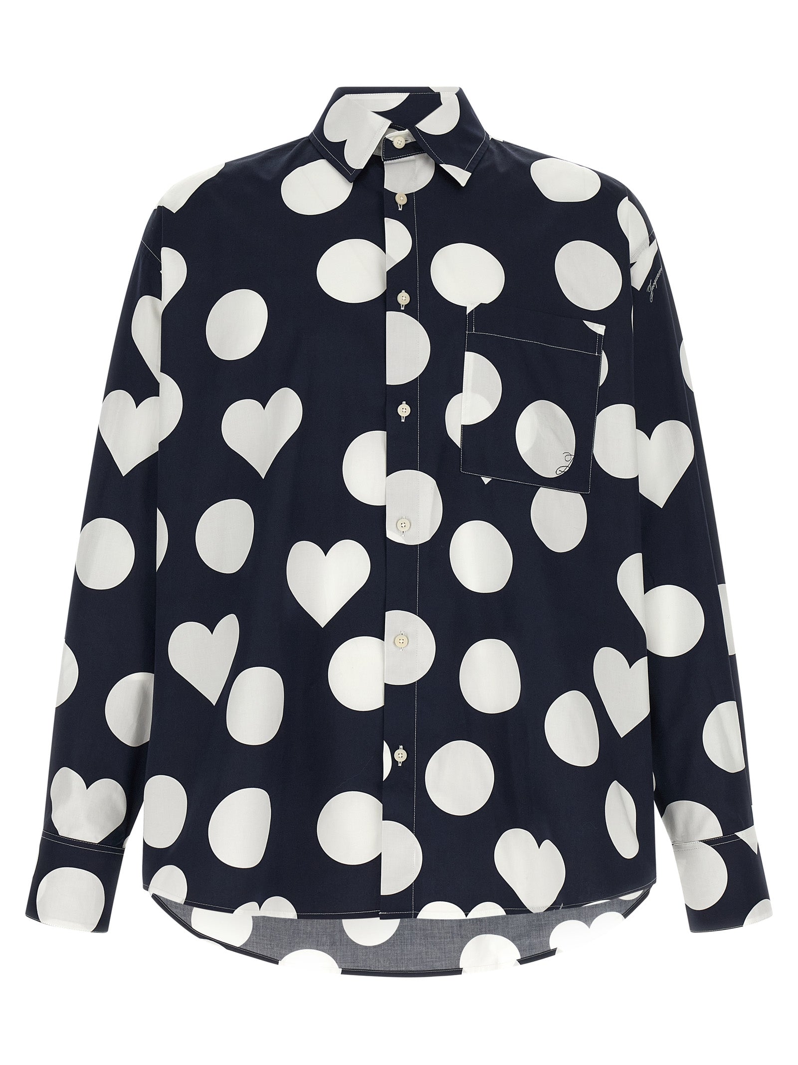 Jacquemus Blue Cotton Blouse Jacquemus