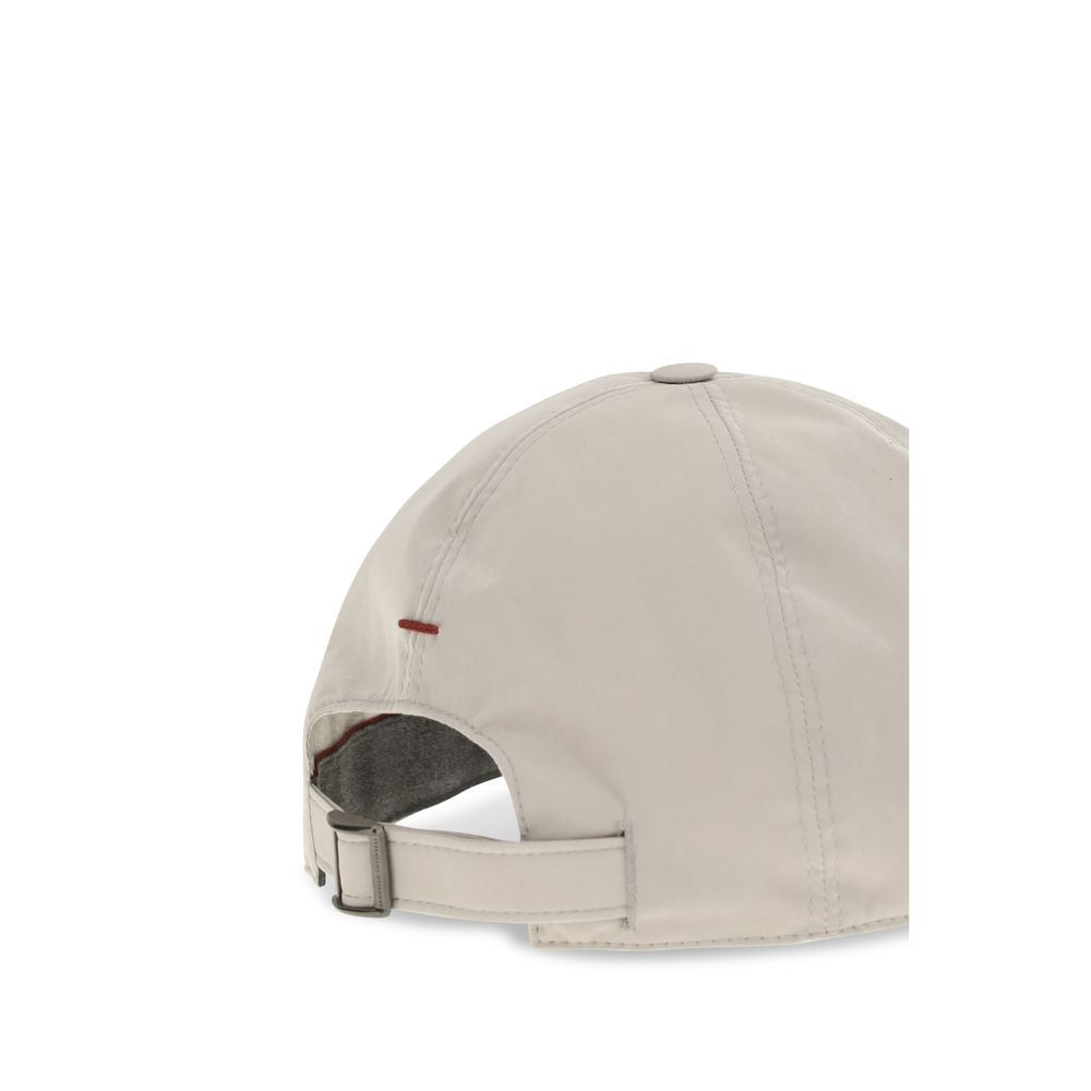 Brunello Cucinelli Gray Polyester Cap (Baseball Hat) Brunello Cucinelli
