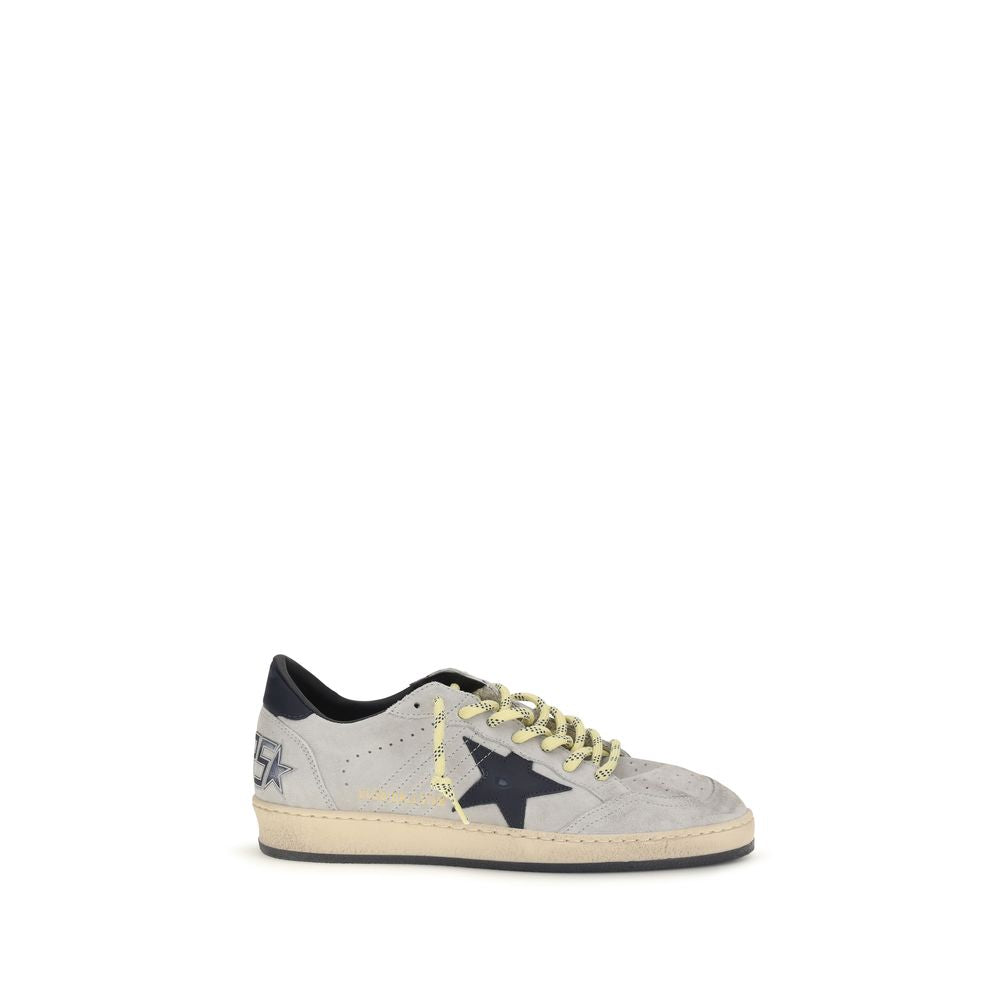 Golden Goose Gray Calf Leather Bos Taurus Sneakers Golden Goose