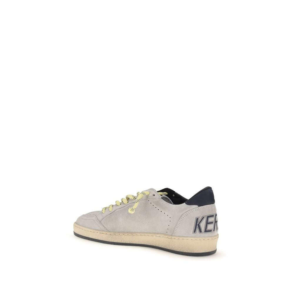 Golden Goose Gray Calf Leather Bos Taurus Sneakers Golden Goose