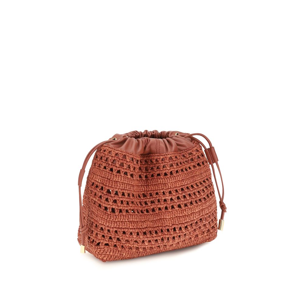 Chloé Multicolor Raffia Shoulder Bag Chloé