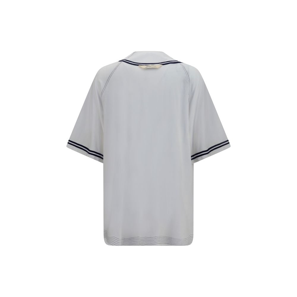 Jacquemus White Cotton Pattern Shirt Jacquemus