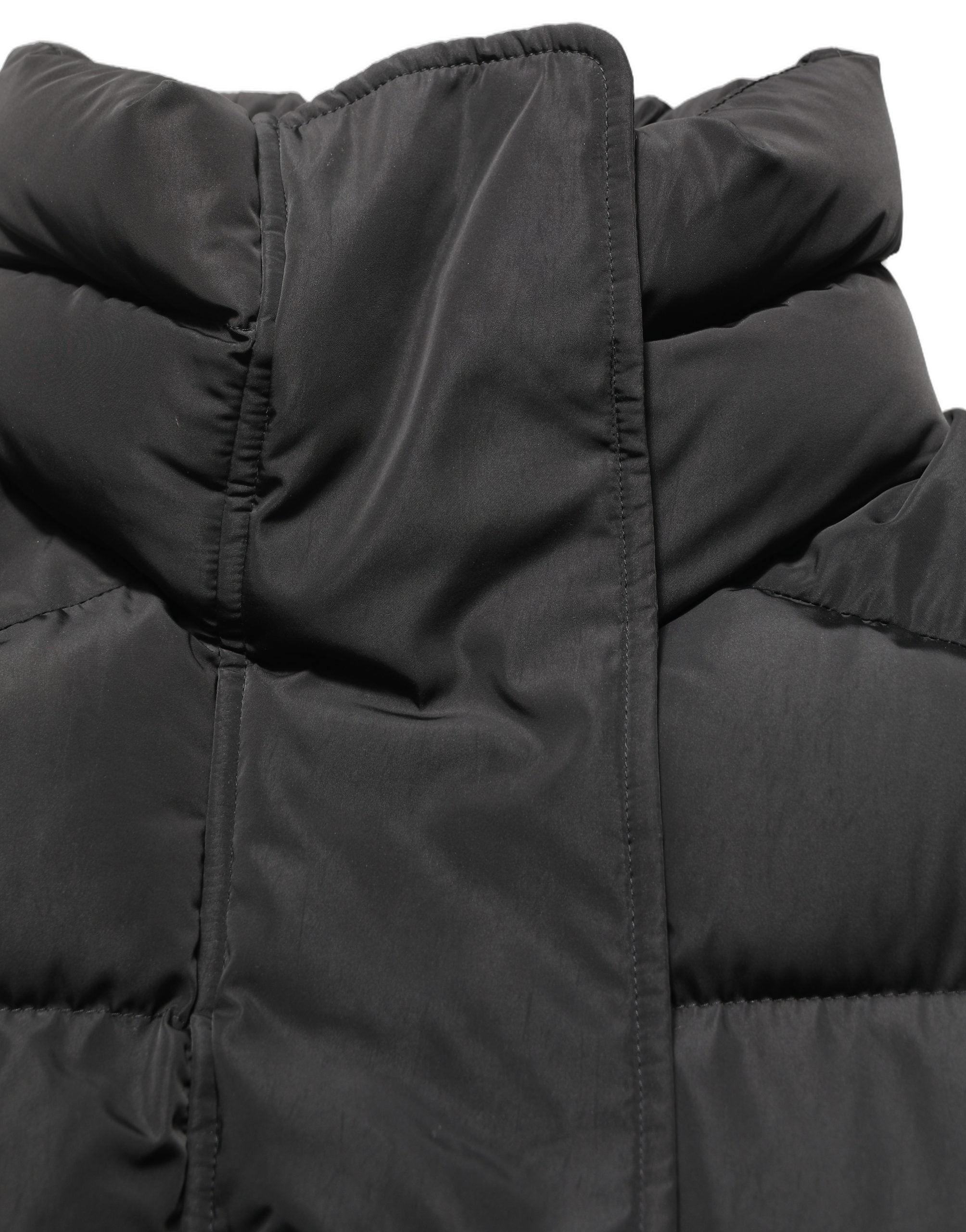 Dolce & Gabbana Black Polyester Sleeveless Padded Men Puffer Jacket Dolce & Gabbana