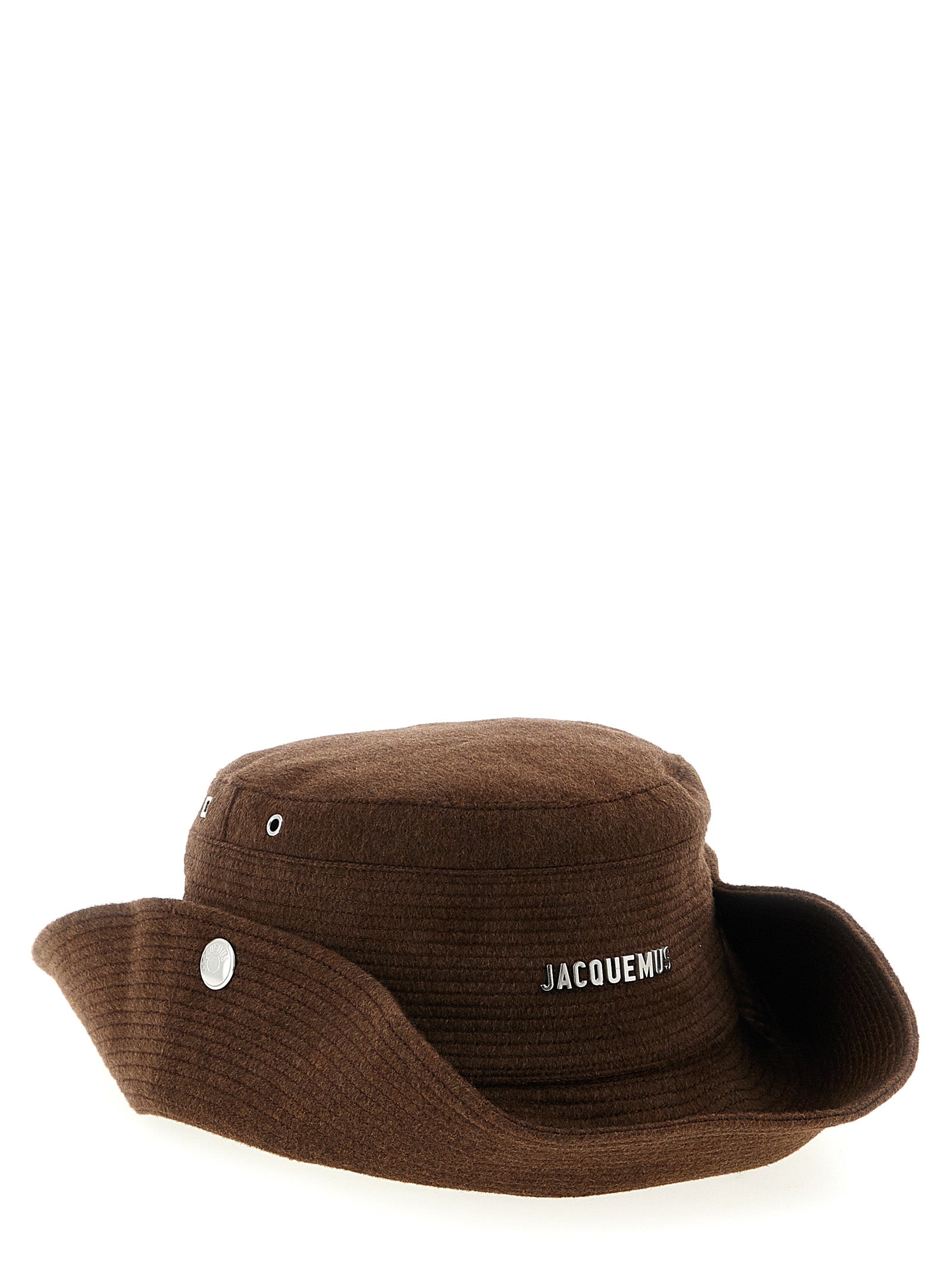 Jacquemus Brown Virgin Wool Bucket Hat Jacquemus