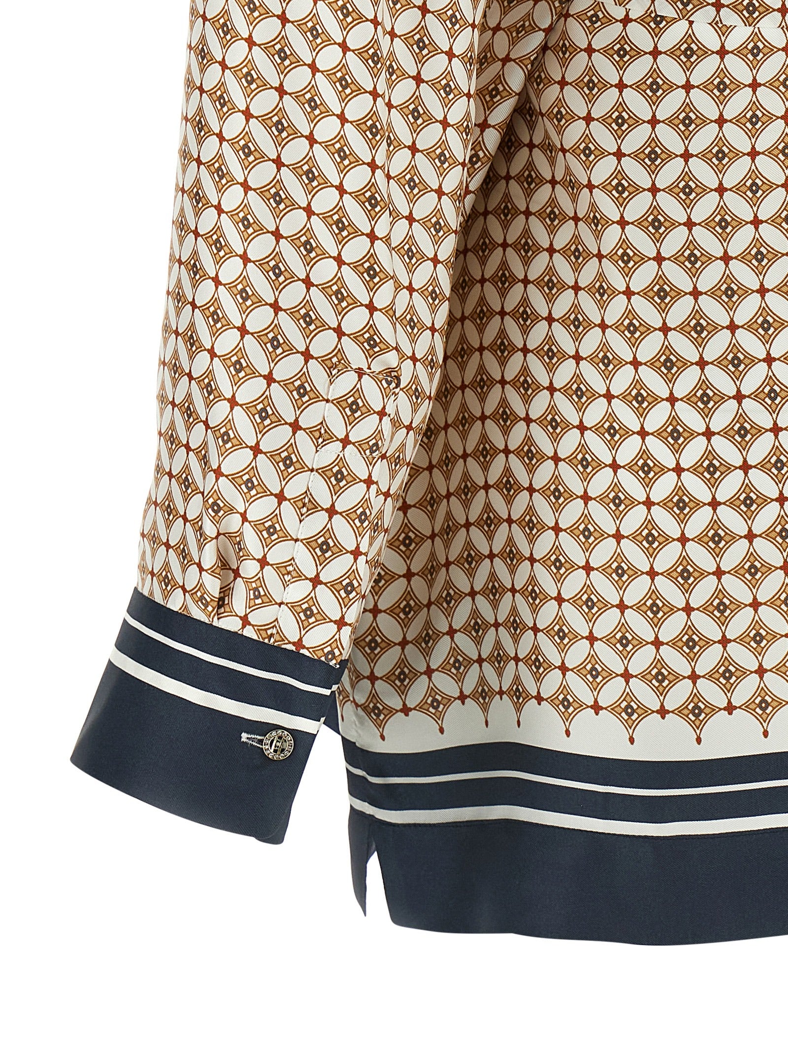 Max Mara Brown Silk Blouse