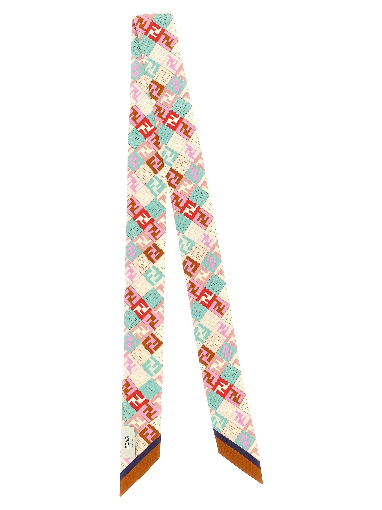 Fendi Multicolor Silk Foulard Fendi