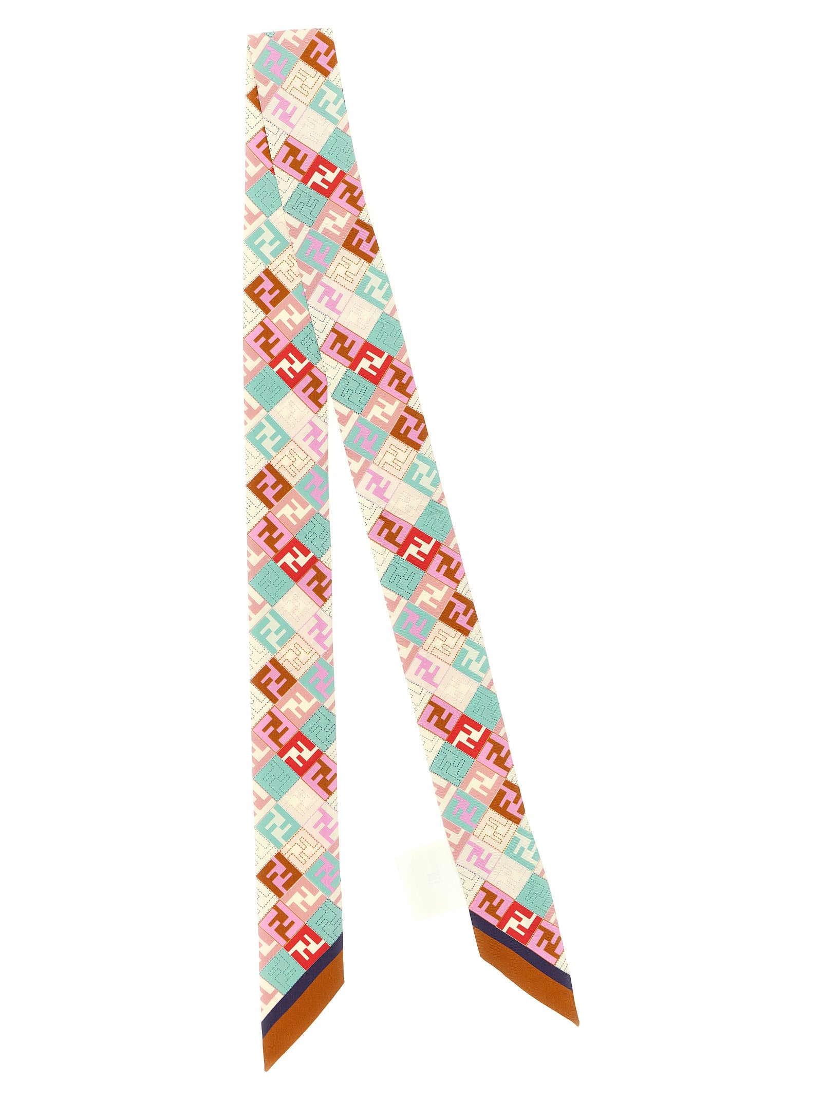 Fendi Multicolor Silk Foulard Fendi