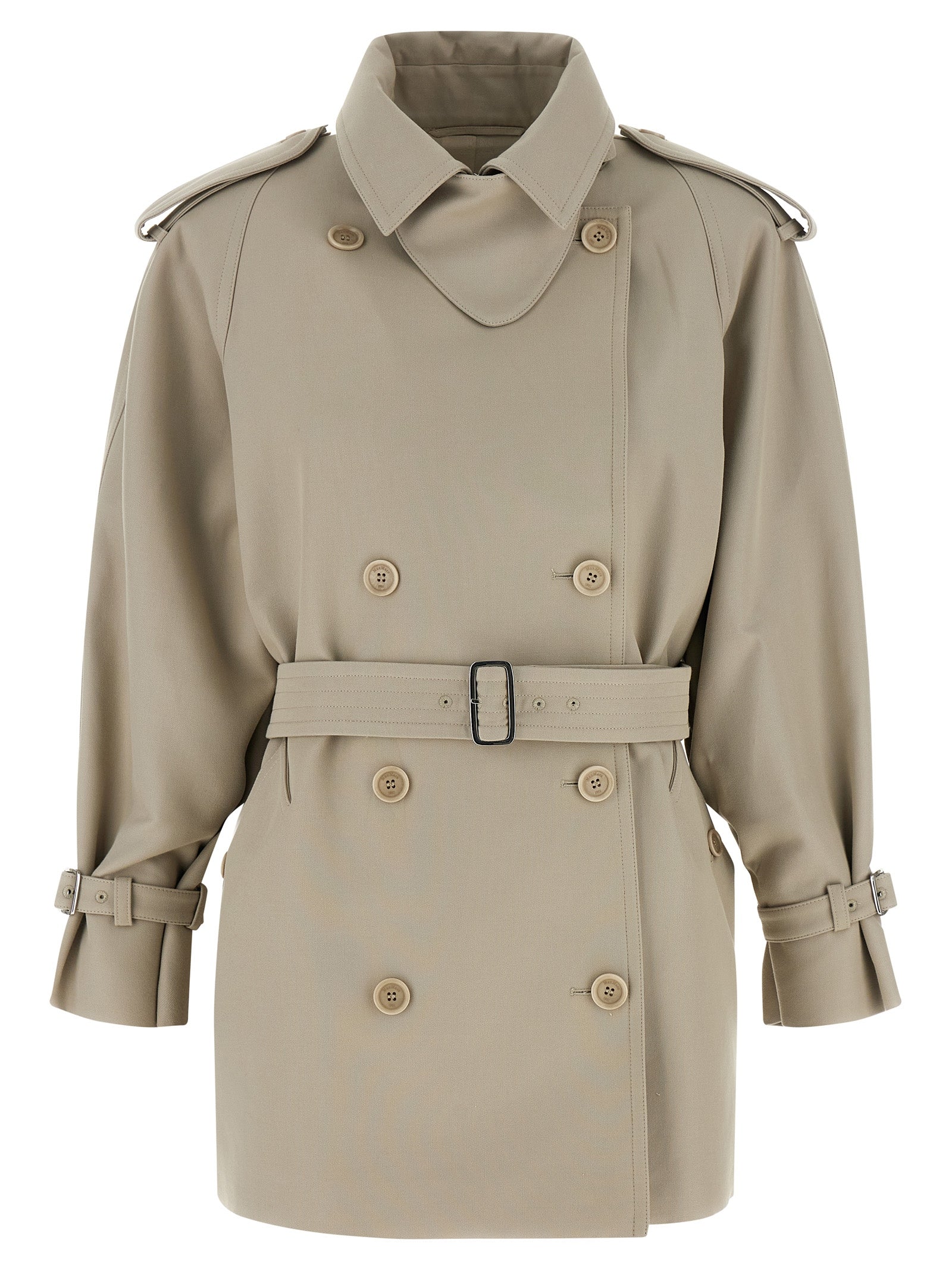Max Mara Beige Cotton Coat Max Mara
