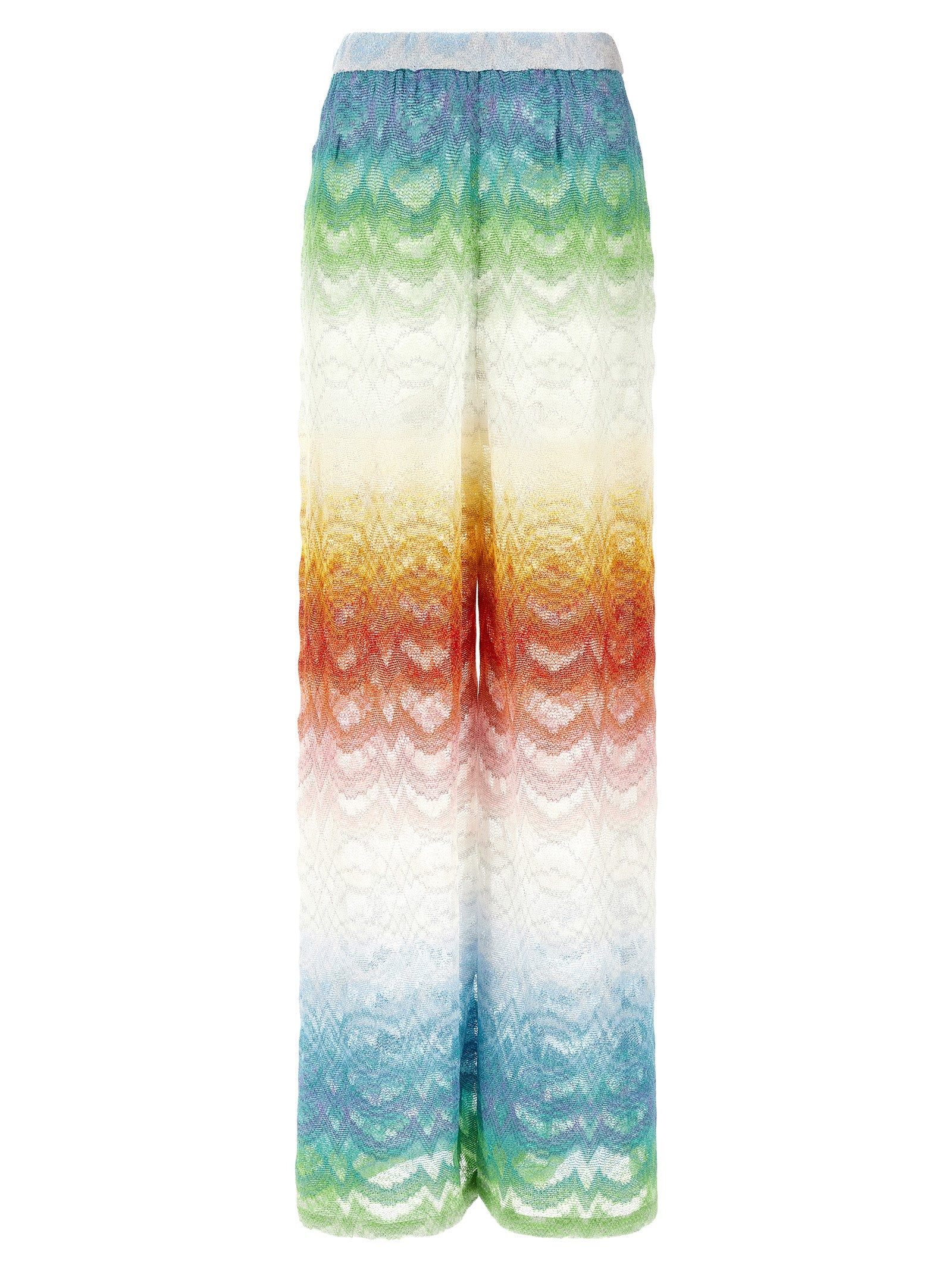 Missoni Multicolor Viscose Flared Pants Missoni