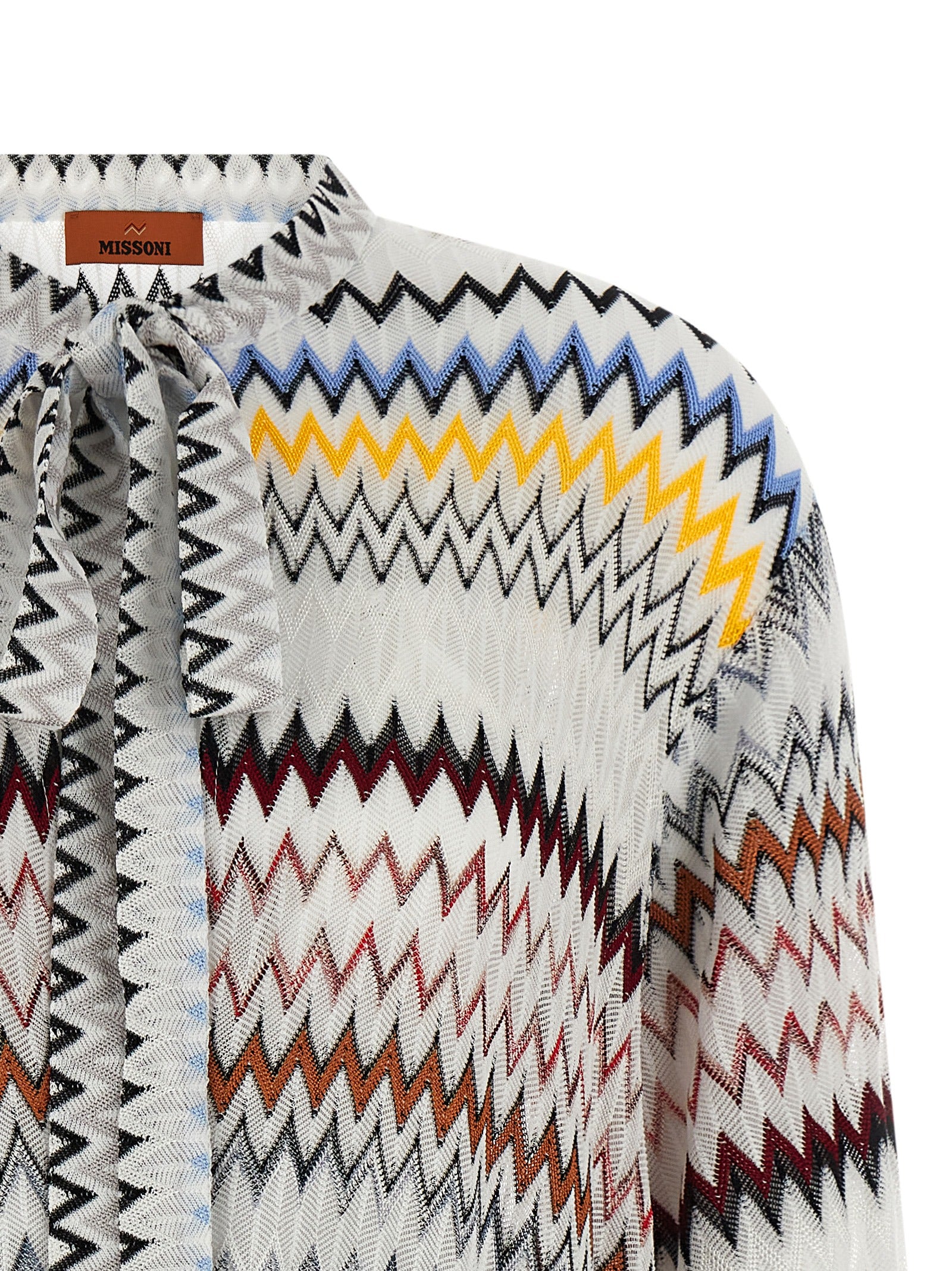 Missoni White Viscose Short Dress Missoni