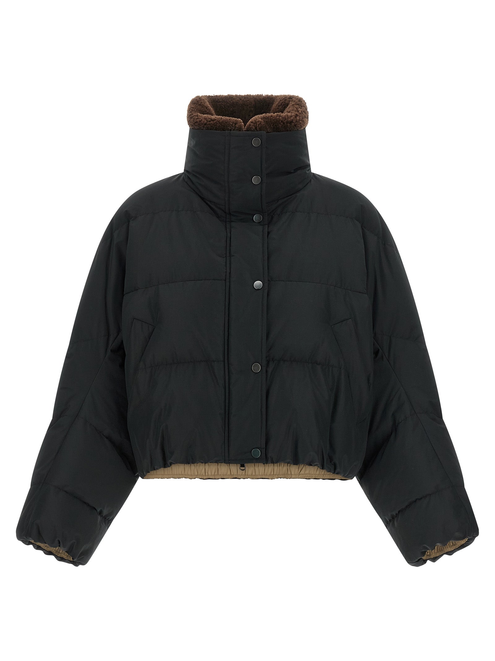 Brunello Cucinelli Black Cotton Full-Length Jacket Brunello Cucinelli