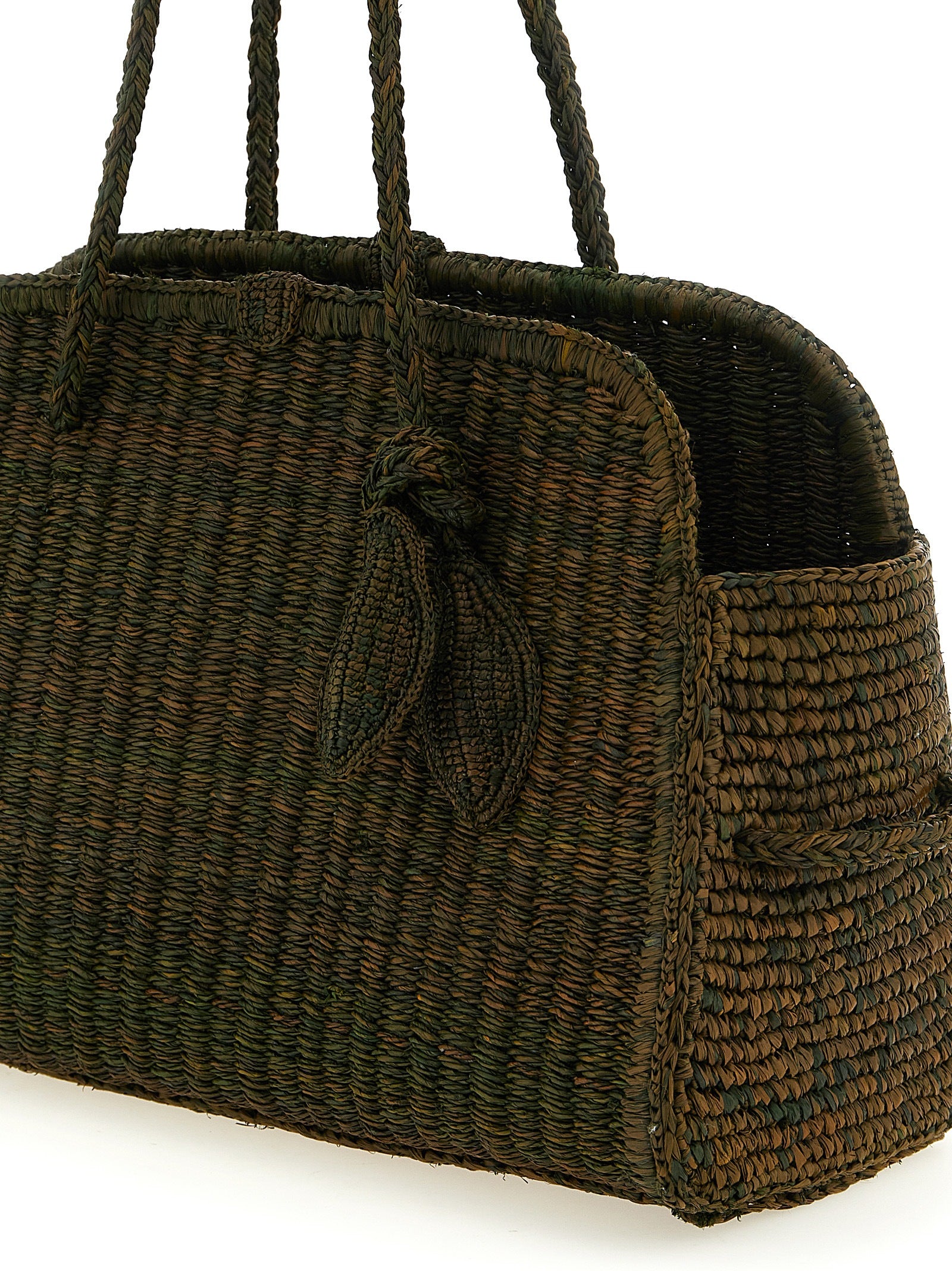 Jacquemus Bicolor Raffia Tote Bag Jacquemus