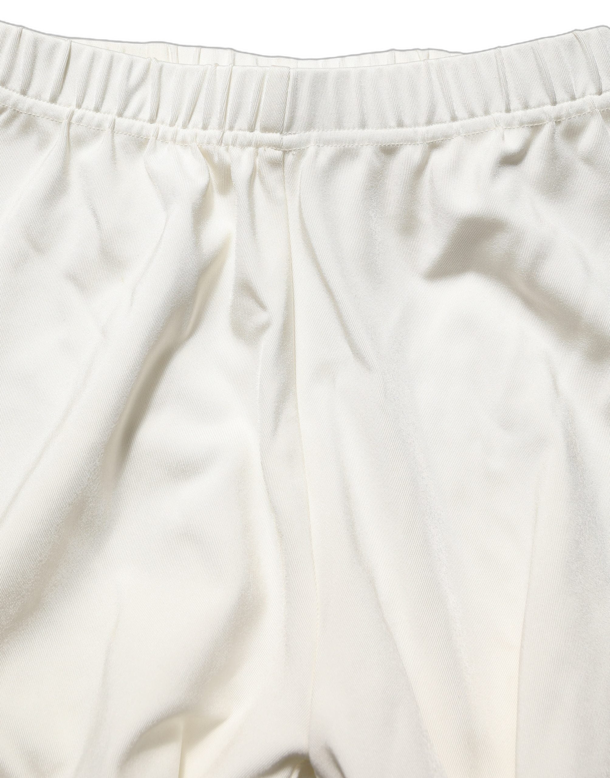 Dolce & Gabbana White High Heels Pumps Jersey Tights Shoes Dolce & Gabbana