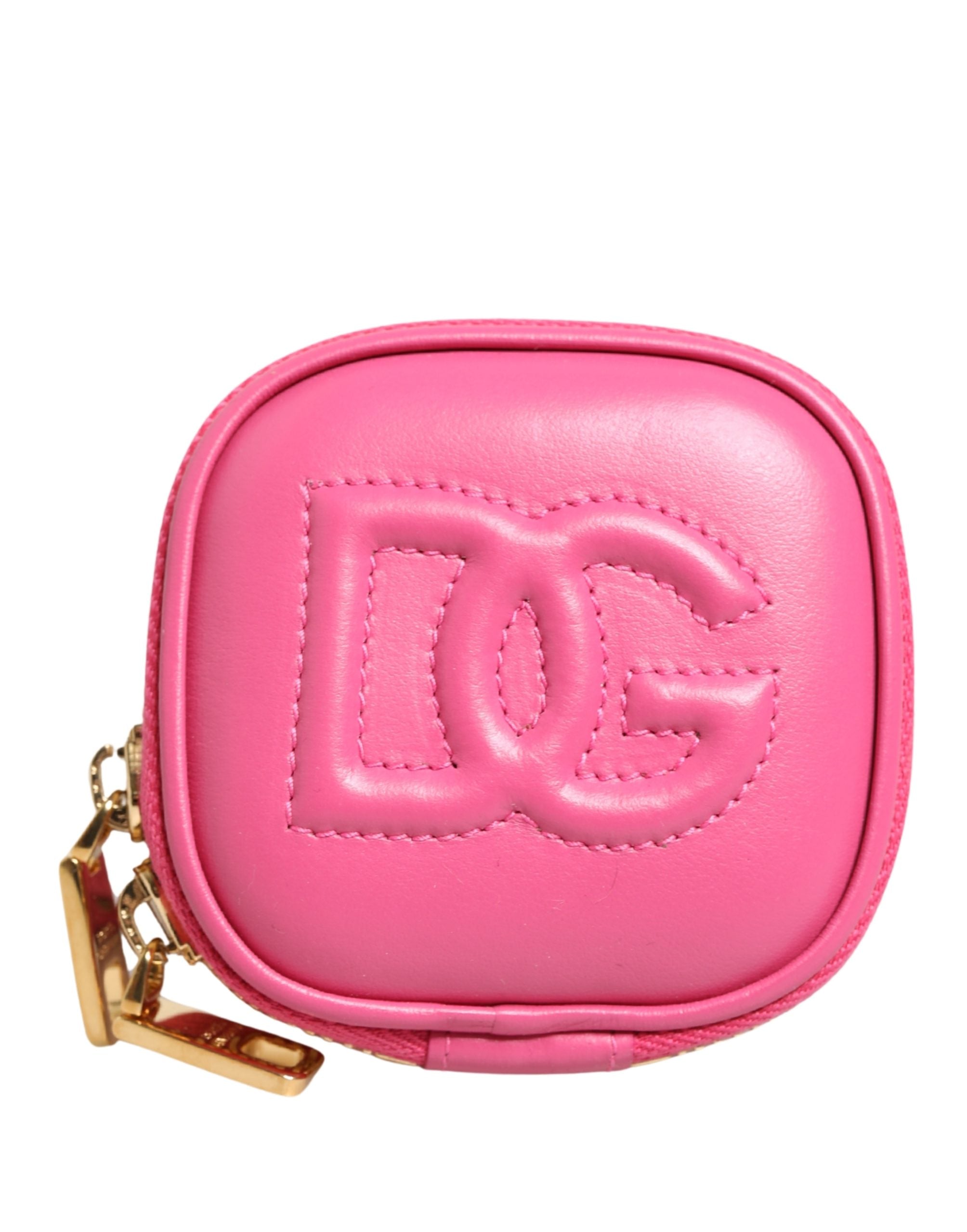 Dolce & Gabbana Pink Calf Leather DG Logo MULTIFUNCTIONAL KIT Borse Bag Dolce & Gabbana