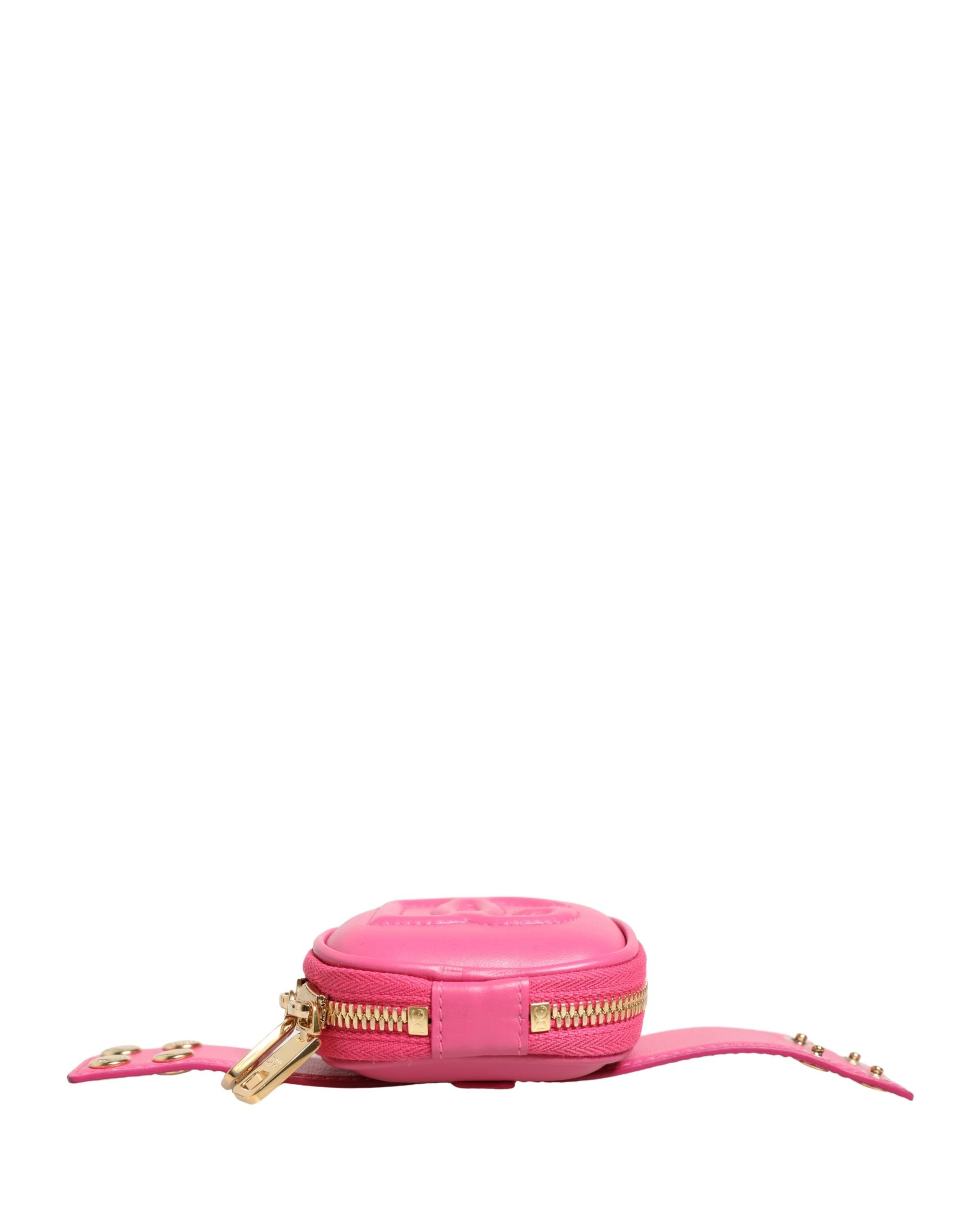Dolce & Gabbana Pink Calf Leather DG Logo MULTIFUNCTIONAL KIT Borse Bag Dolce & Gabbana