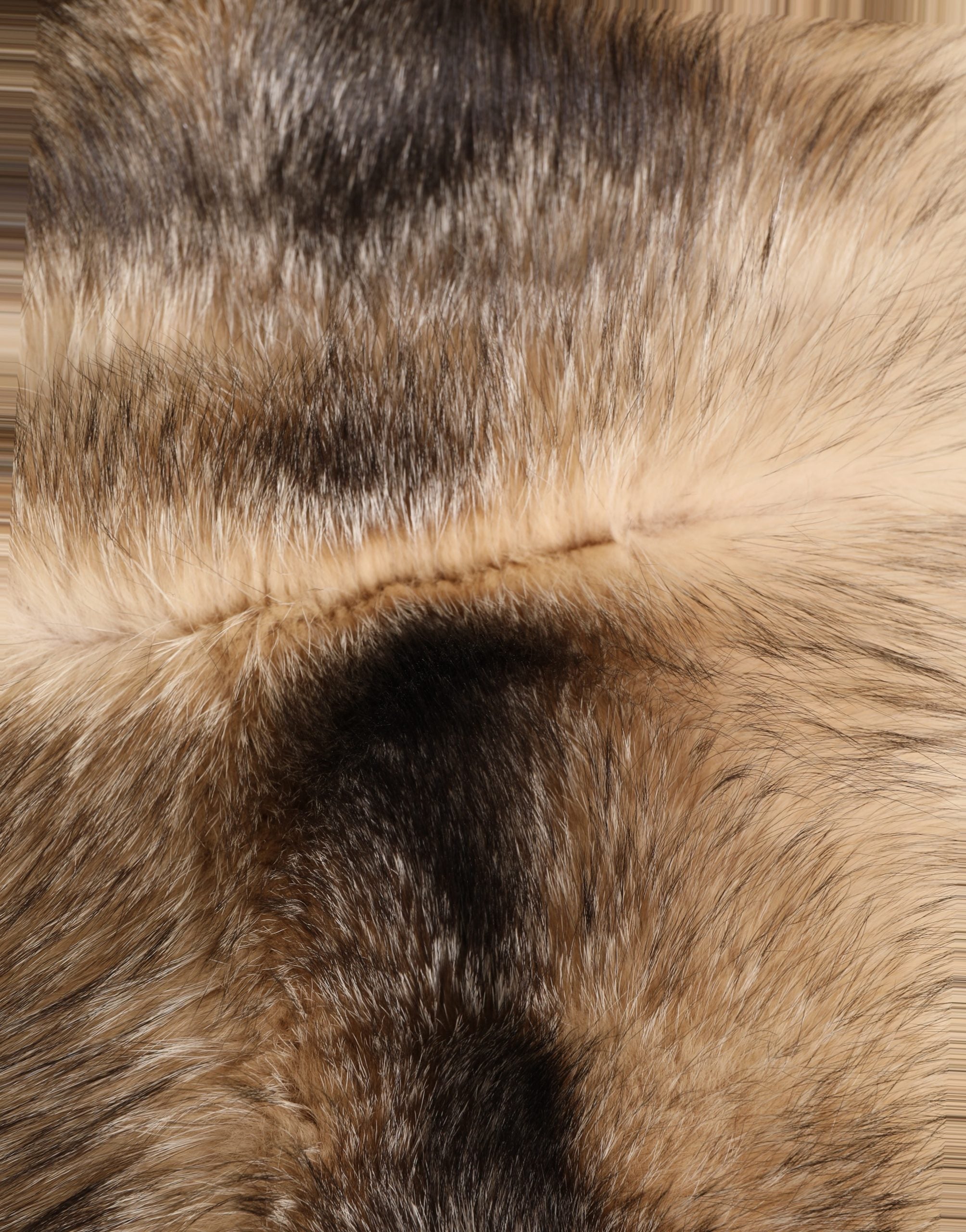 Dolce & Gabbana Brown Frost Fox Fur Neck Warmer Winter Scarf Dolce & Gabbana