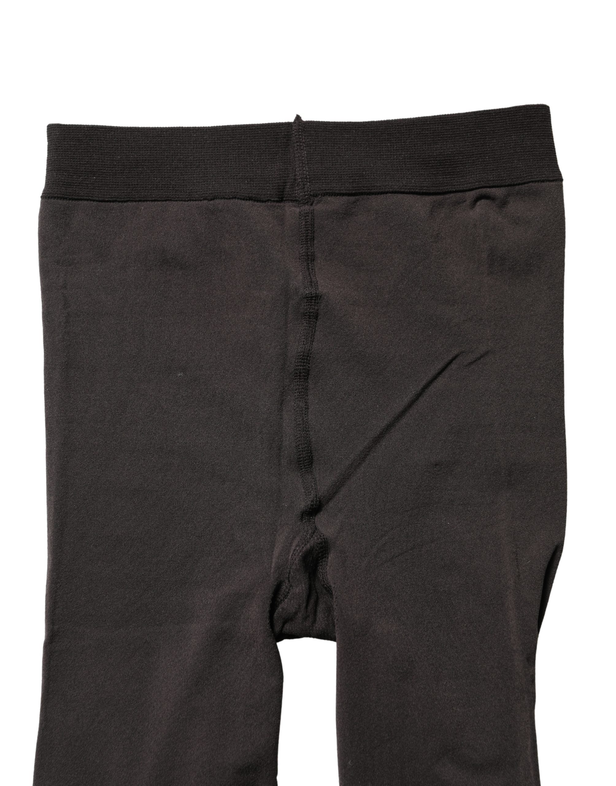 Dolce & Gabbana Black Nylon Tights Stocking Pantyhose Women Socks Dolce & Gabbana