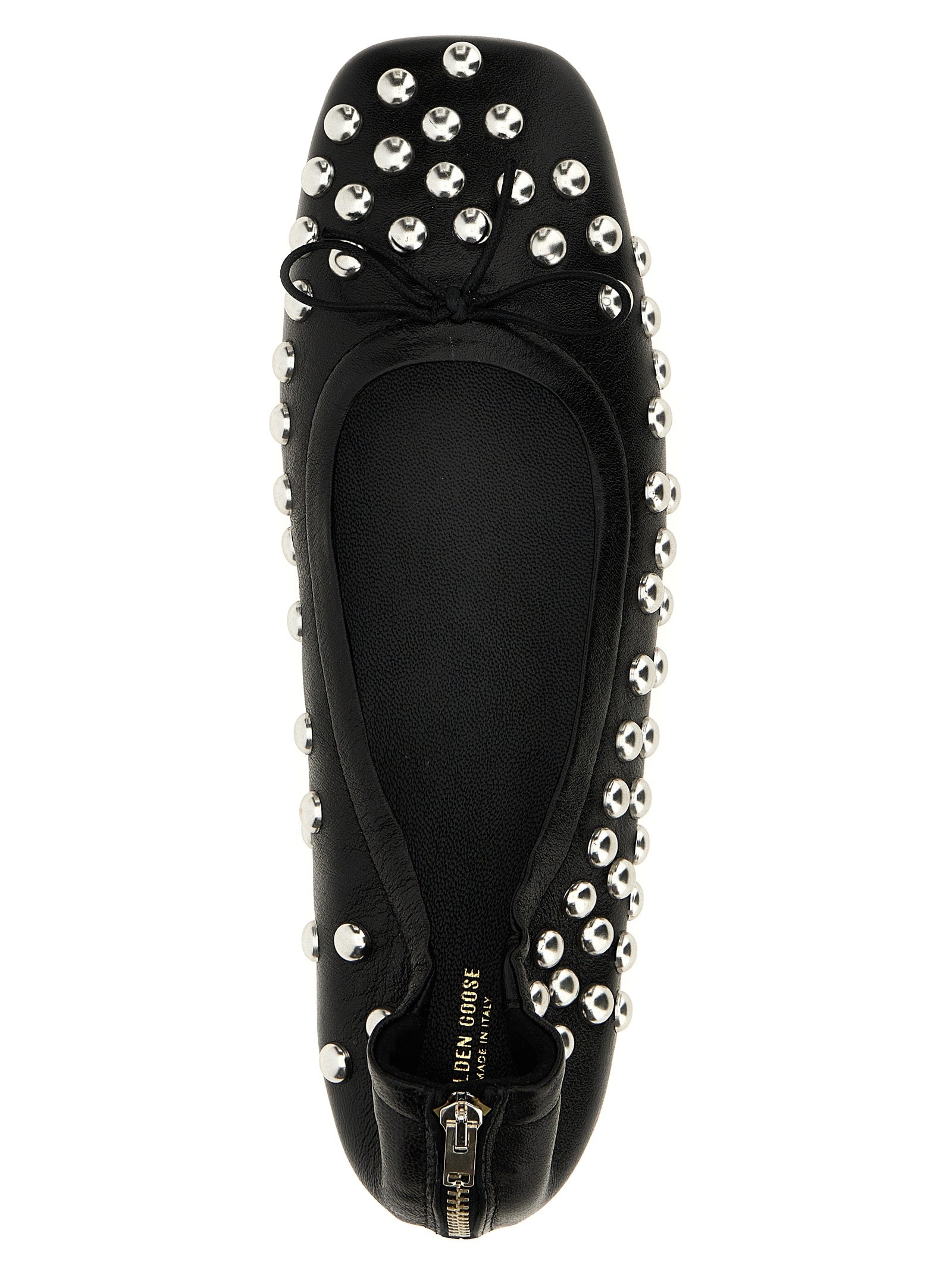 Golden Goose Black Lamb Leather Ballet Flats Golden Goose
