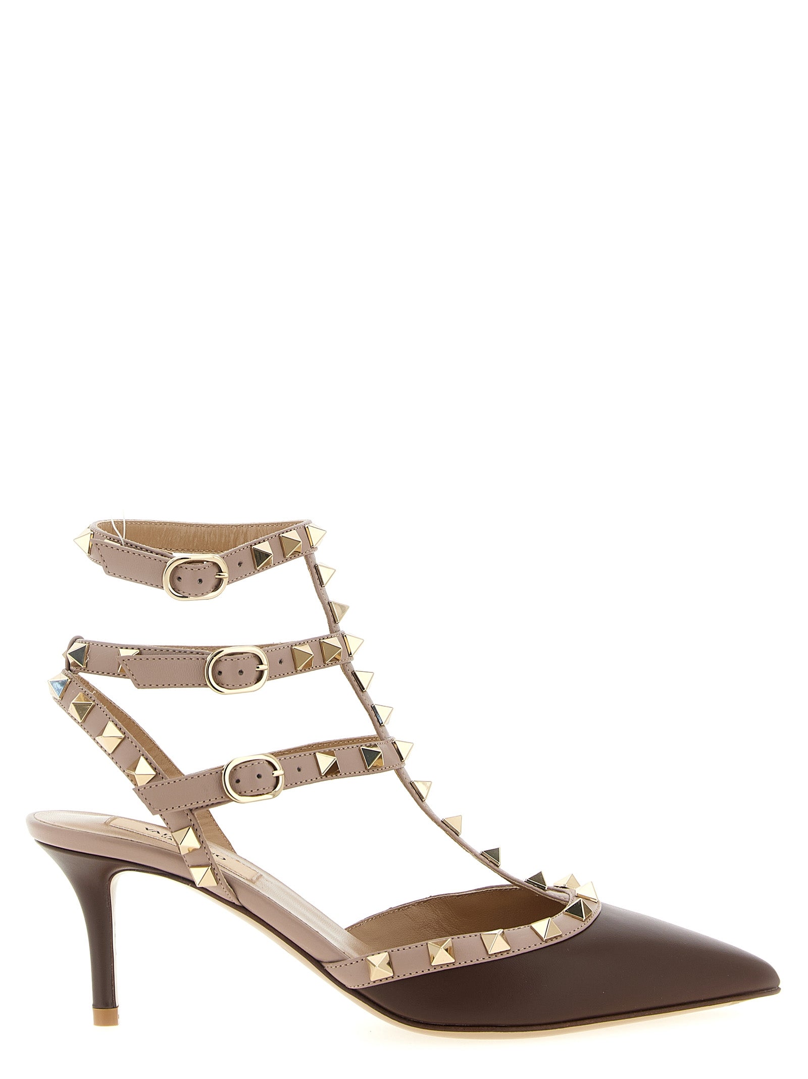 Valentino Garavani Multicolor Lamb Leather Mid Heel Pumps Valentino Garavani
