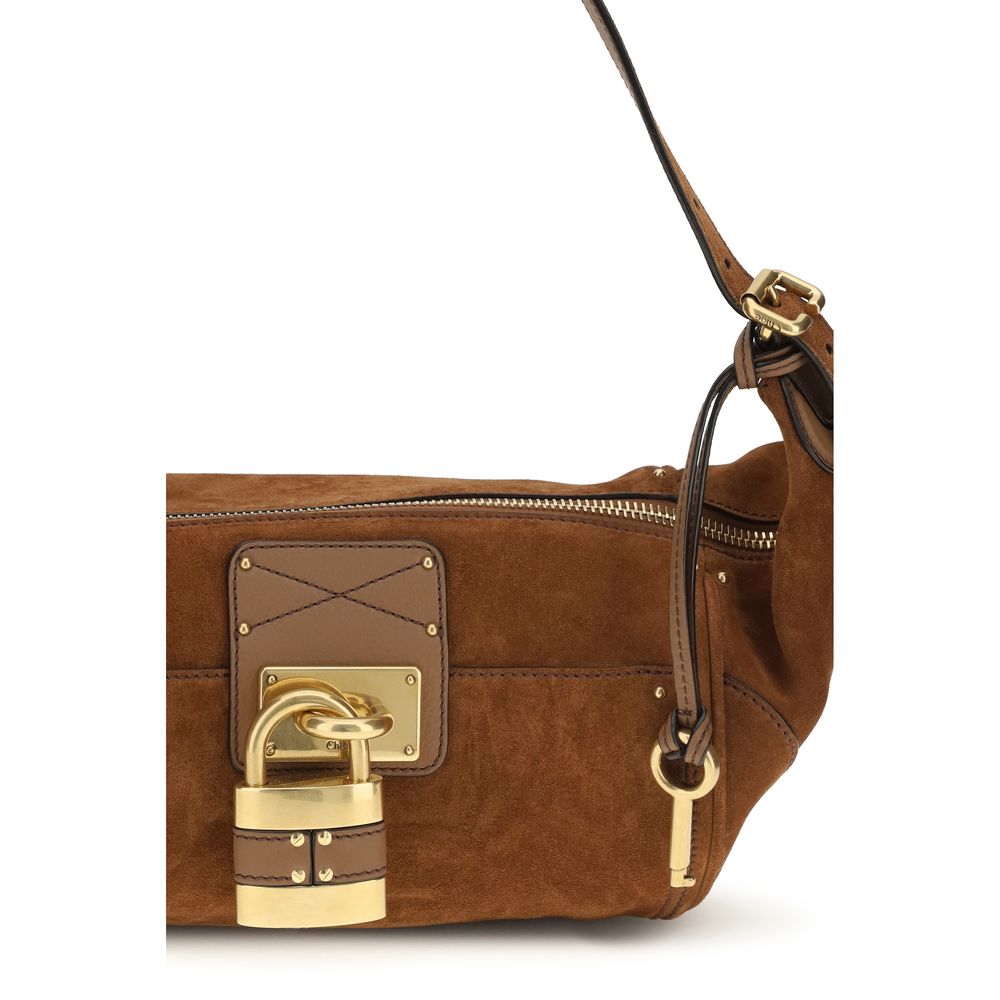 Chloé Brown Calf Leather Bos Taurus Shoulder Bag Chloé